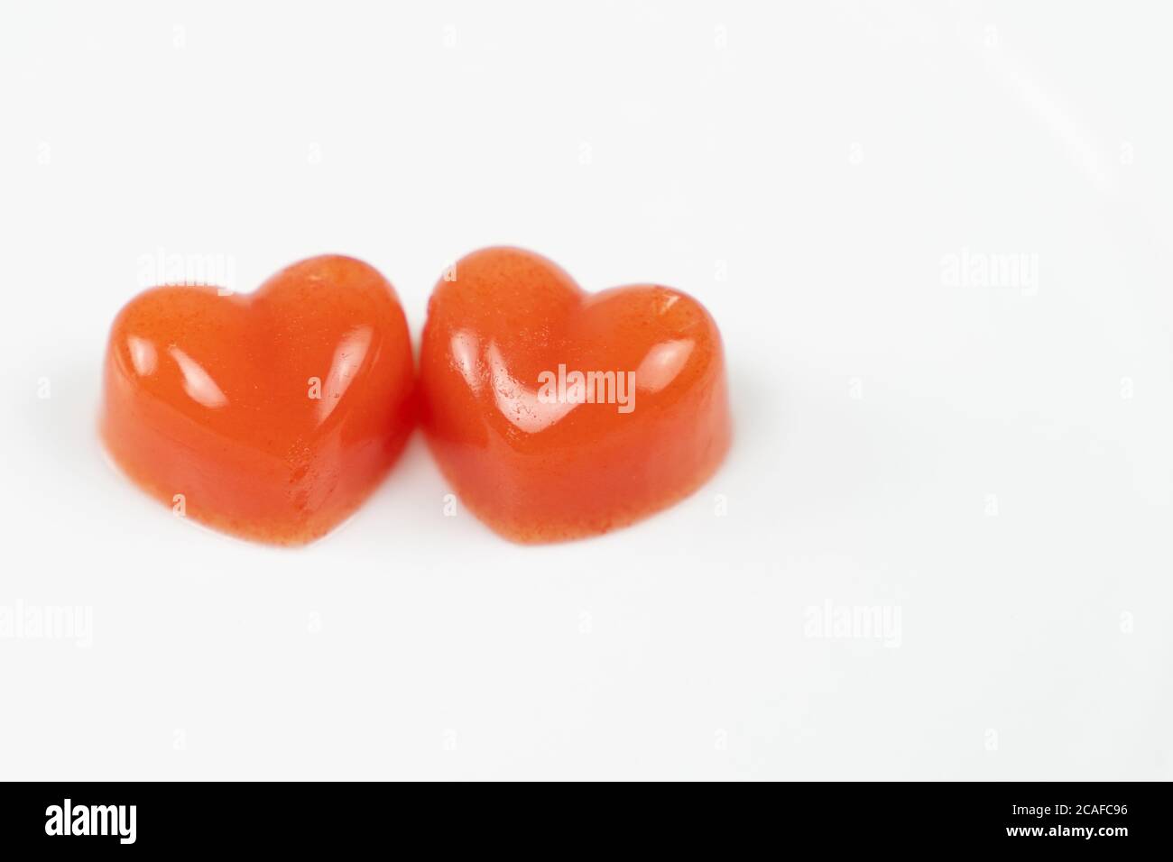Gelatina di anguria fatta in casa Foto Stock