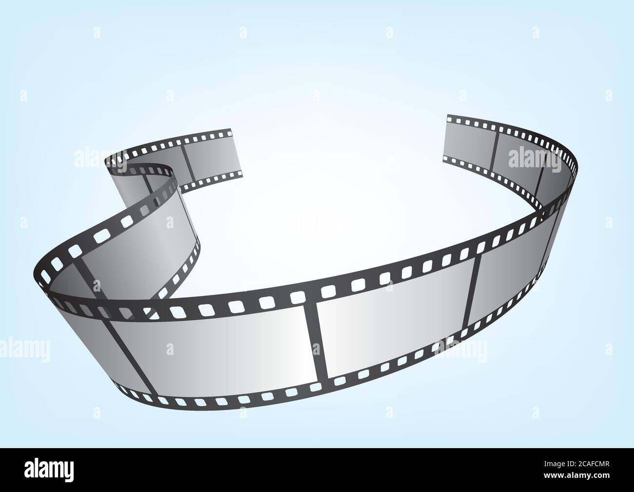 Cinema, film e fotografia modello di pellicola da 35 mm. Elementi  vettoriali 3D Immagine e Vettoriale - Alamy