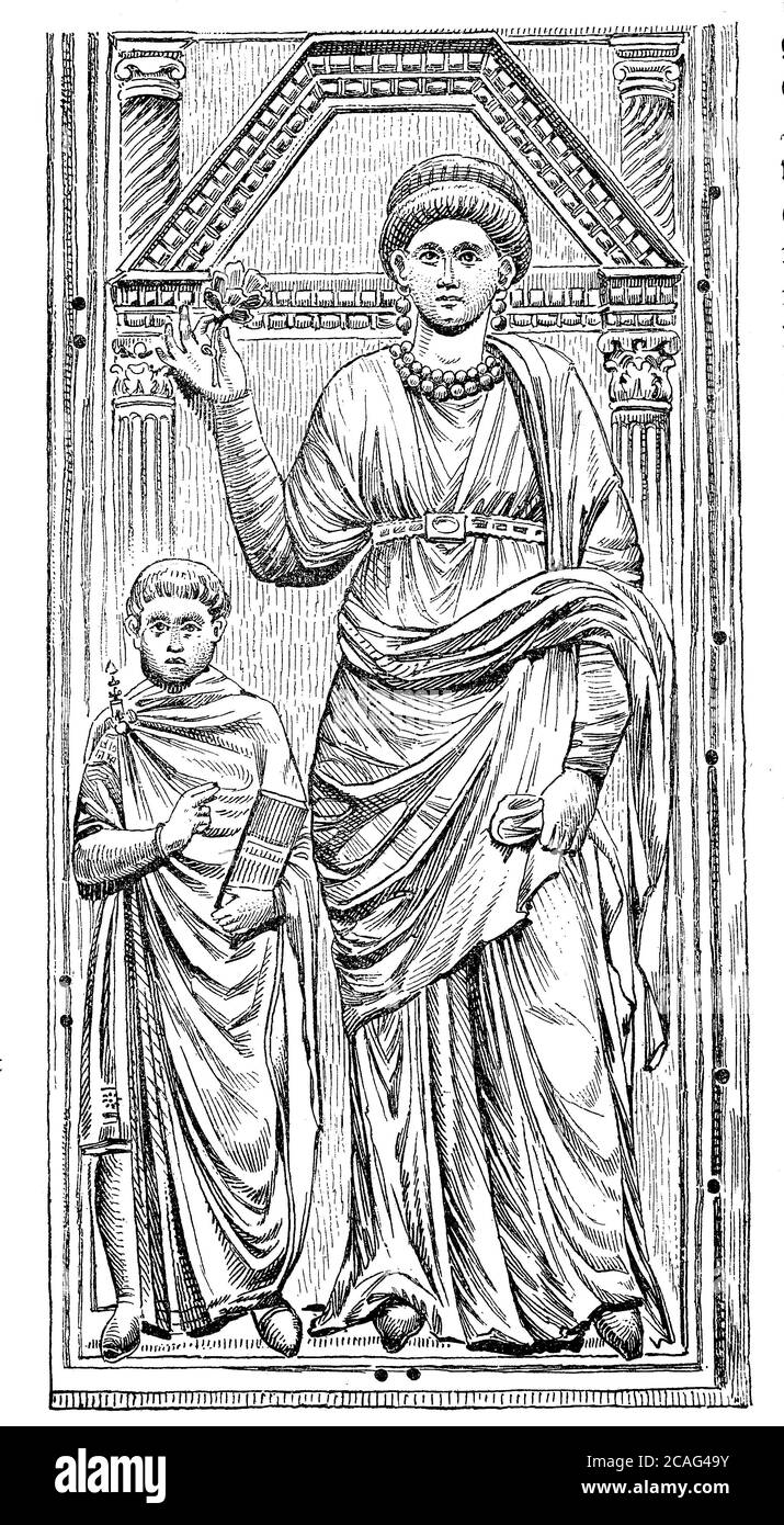 Figlia dell'imperatore romano teodosio i immagini e fotografie stock ad