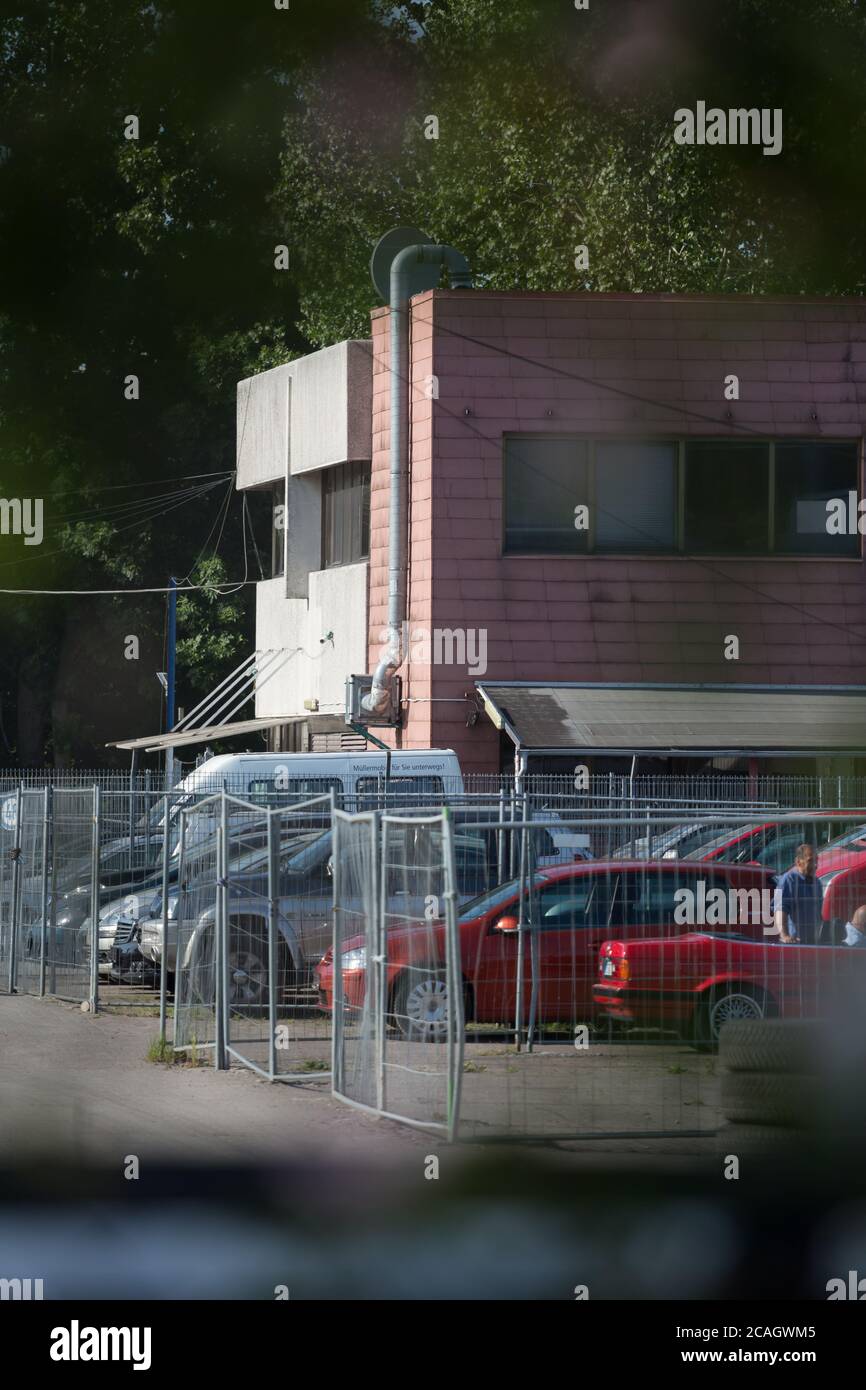 31.05.2020, Brema, Brema, Germania - Club room della comunità sciita al-Mustafa, obiettivo di un raid nel maggio 2020 a causa di sospetto terrore (Hezboll Foto Stock