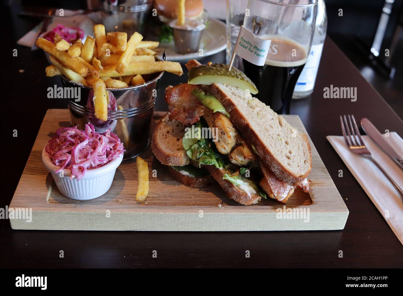 O'Learys Club Sandwich Foto Stock