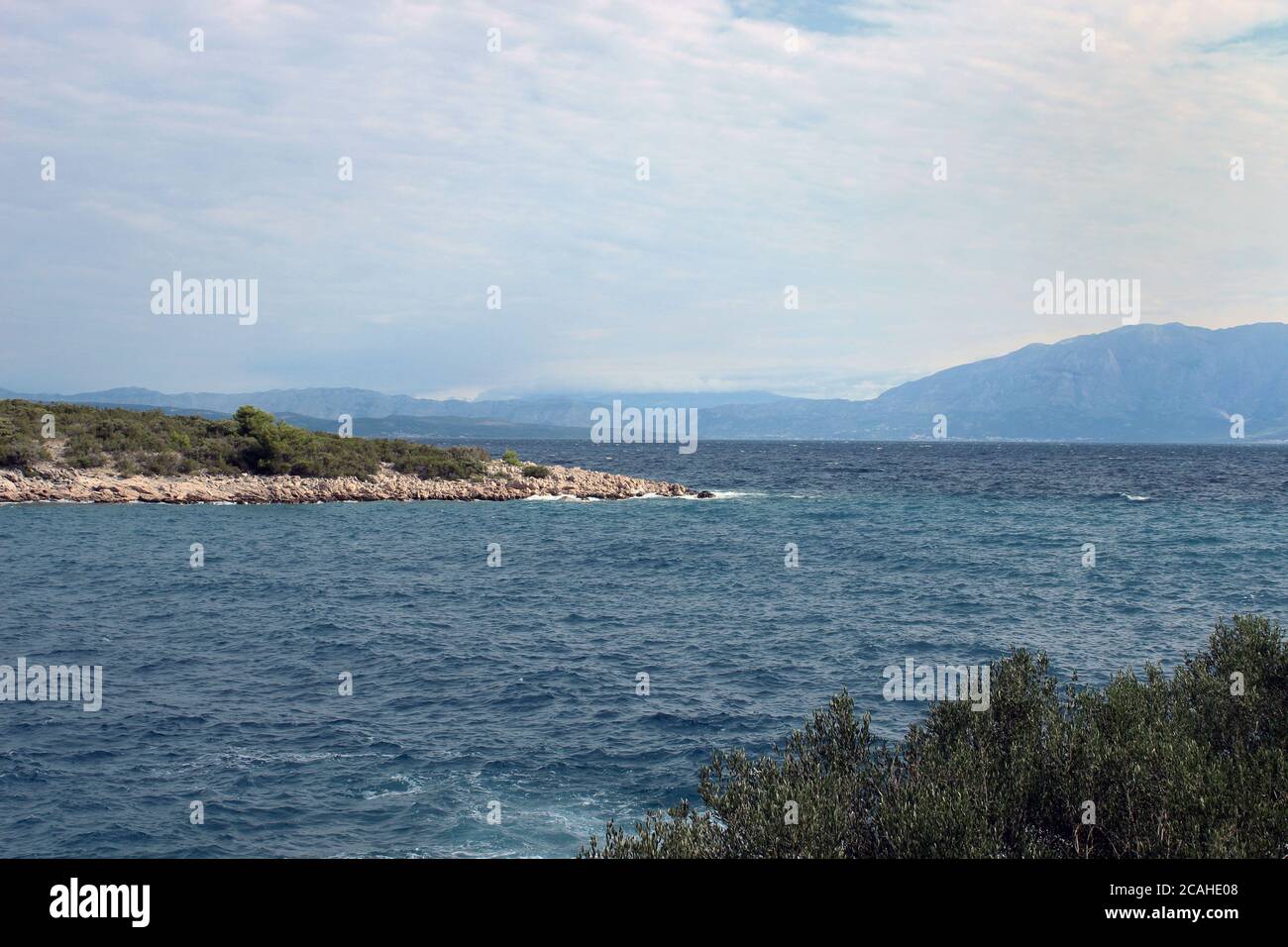 Mare ondoso Foto Stock