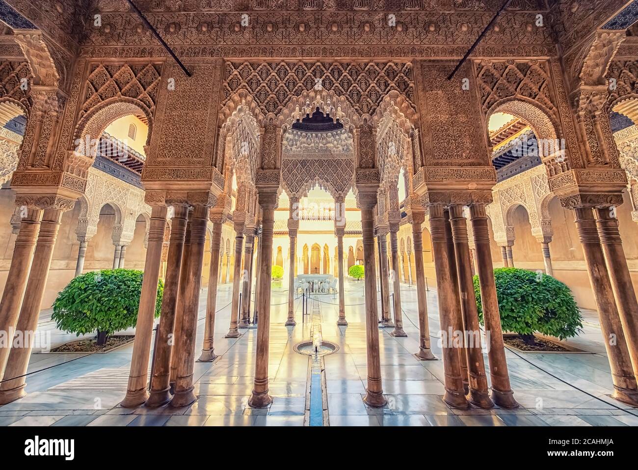 Alhambra di Granada, Spagna. Foto Stock