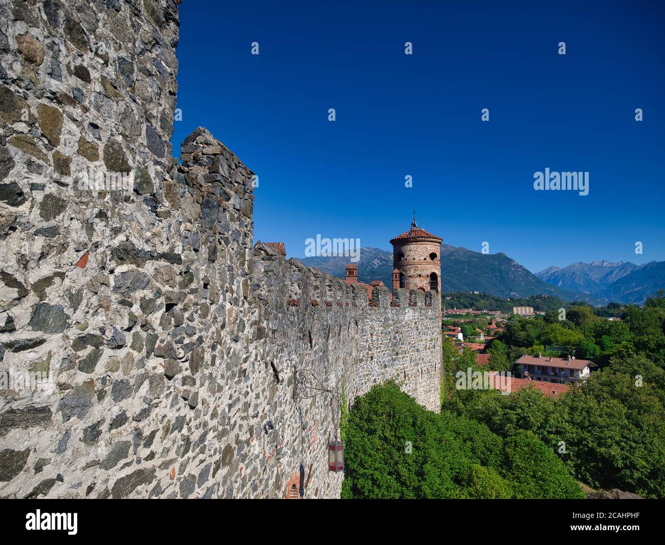 Castello di Pavone, Pavove Canavese, Torino, Italia Foto Stock