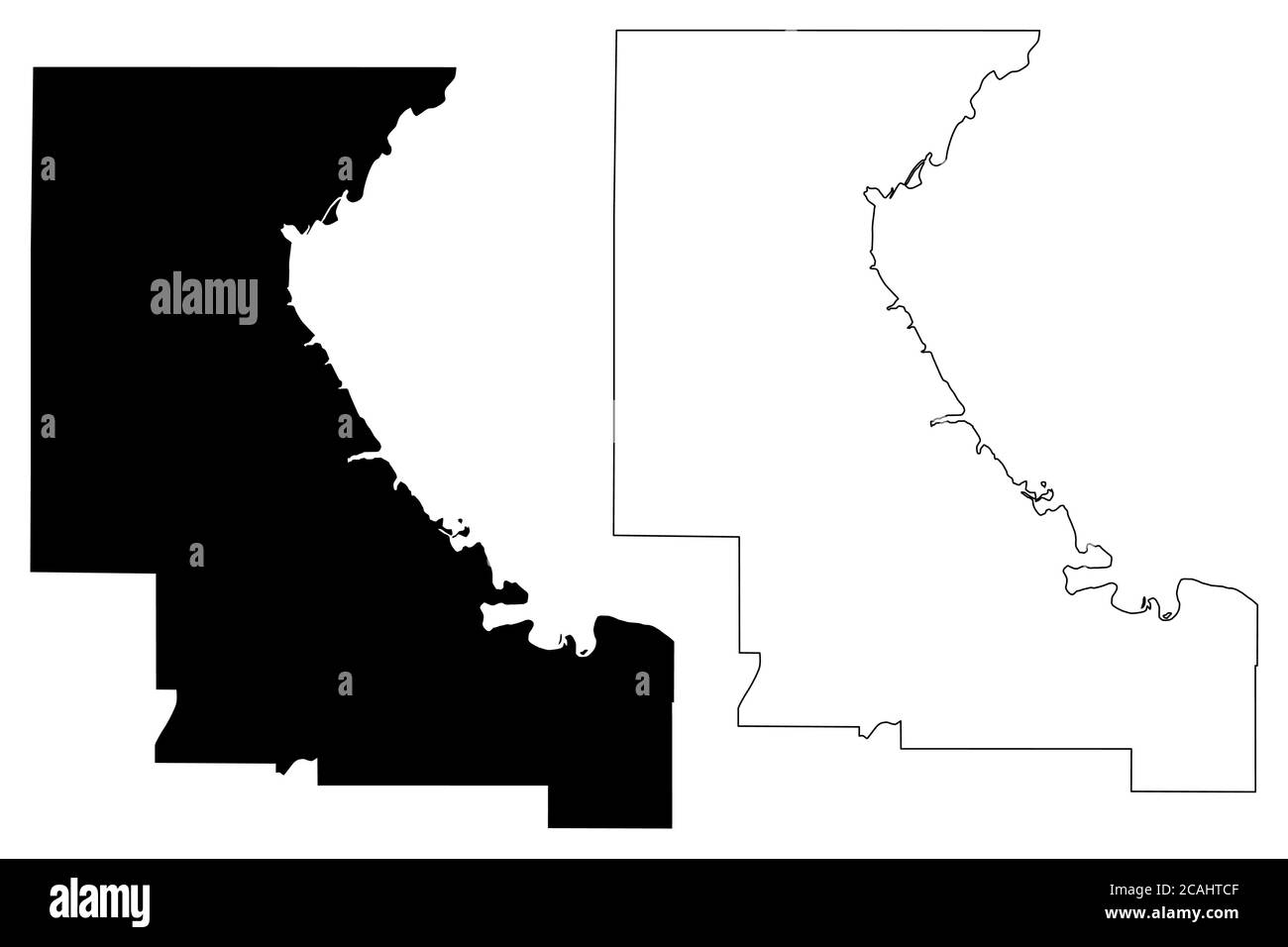 Riley County, Kansas (Stati Uniti, Stati Uniti d'America, Stati Uniti, Stati Uniti, Stati Uniti) mappa vettoriale illustrazione, schizzo scrimolo mappa Riley Illustrazione Vettoriale
