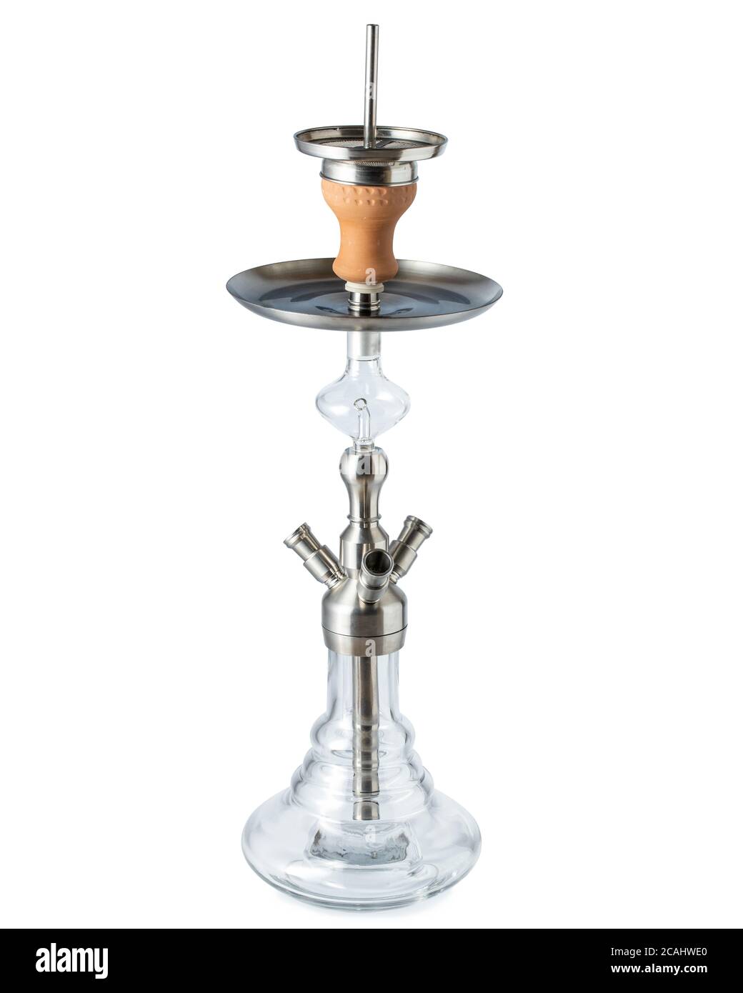 Uncino isolato o tubo dell'acqua con tubi flessibili Foto Stock