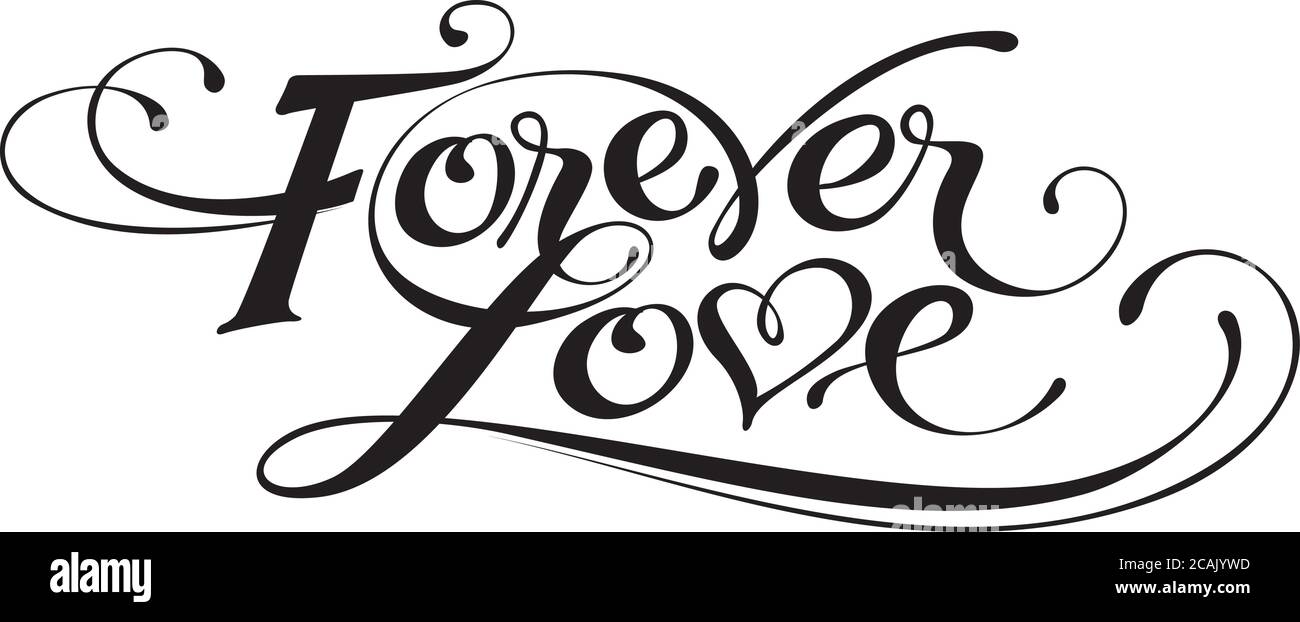 Testo calligrafia personalizzato Illustrazione Vettoriale