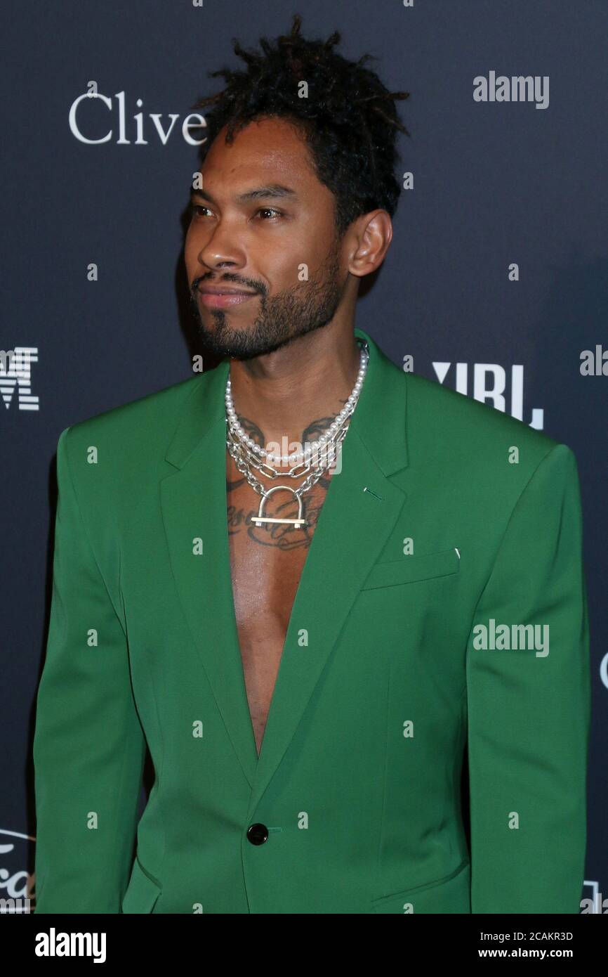 LOS ANGELES - GENNAIO 25: Miguel al Clive Davis Pre-Grammy Party 2020 al Beverly Hilton Hotel il 25 Gennaio 2020 a Beverly Hills, CA Foto Stock