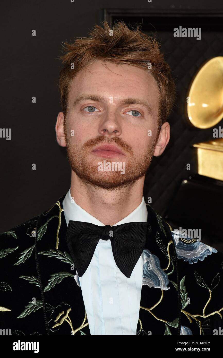 LOS ANGELES - GEN 26: Finneas o'Connell al 62° Grammy Awards allo Staples Center il 26 gennaio 2020 a Los Angeles, California Foto Stock