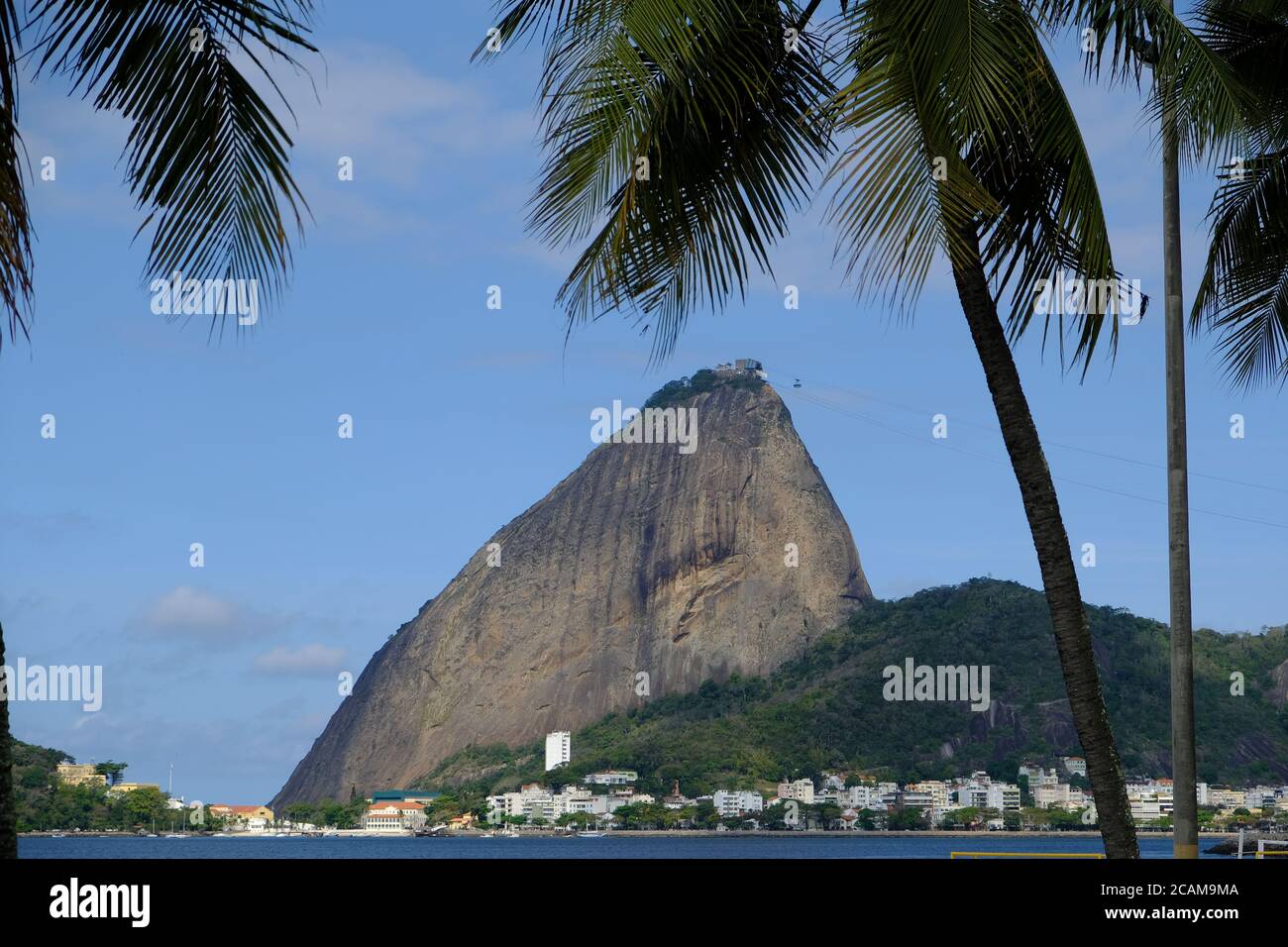 Brasile Rio de Janeiro - Pan di zucchero - Pao de Acucar dalla spiaggia di Botafogo Foto Stock Brasile Rio de Janeiro - Pan di zucchero - Pao de Acucar dalla spiaggia di Botafogo Foto Stock