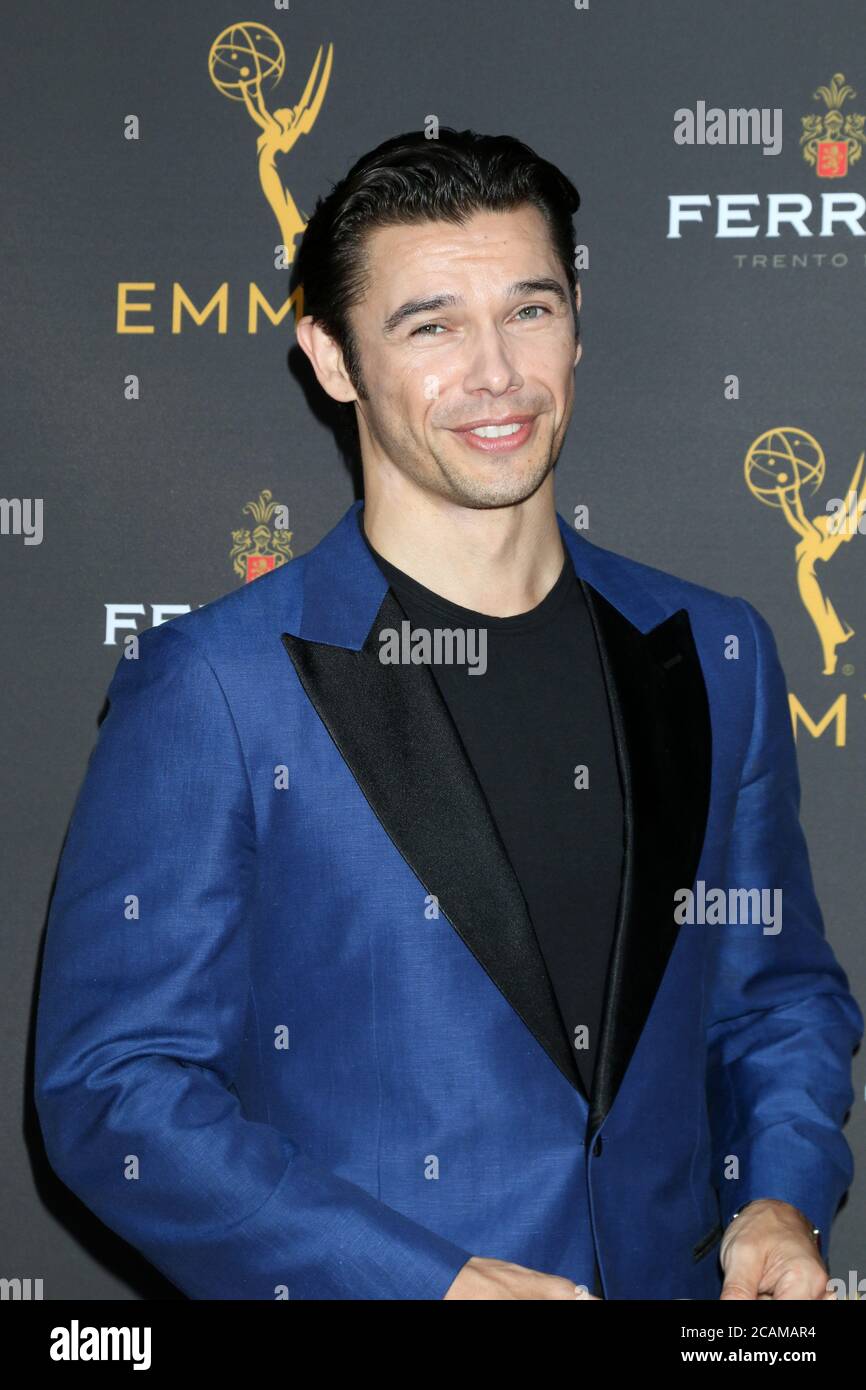 LOS ANGELES - AGOSTO 28: Paul Telfer al ricevimento del 2019 Daytime Programming Peer Group al Saban Media Center il 28 Agosto 2019 a North Hollywood, CA Foto Stock