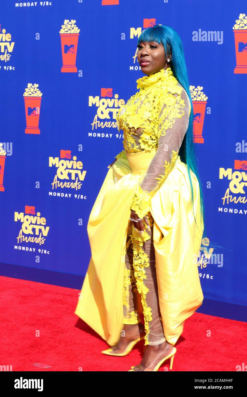 LOS ANGELES - GIU 15: Spice, Grace Latoya Hamilton al MTV Movie & TV Awards 2019 al Barker Hanger il 15 giugno 2019 a Santa Monica, CA Foto Stock
