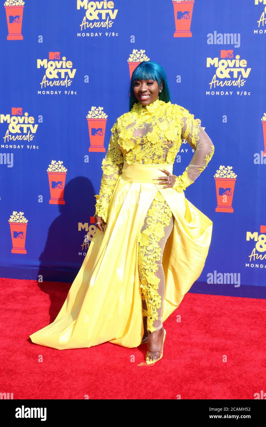 LOS ANGELES - GIU 15: Spice, Grace Latoya Hamilton al MTV Movie & TV Awards 2019 al Barker Hanger il 15 giugno 2019 a Santa Monica, CA Foto Stock