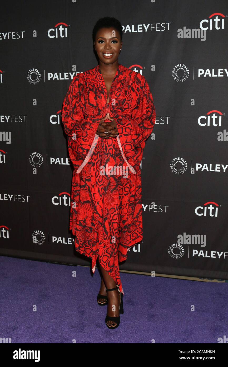 LOS ANGELES - SET 12: Folake Olowofoyeku al PaleyFest 2019 anteprime televisive - CBS al Paley Center for Media il 12 settembre 2019 a Beverly Hills, California Foto Stock