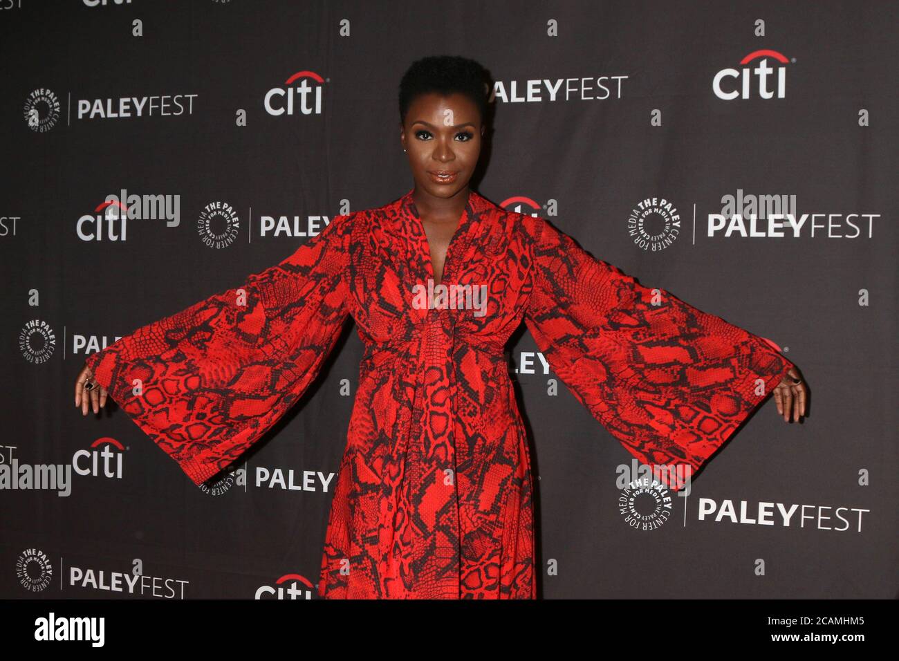 LOS ANGELES - SET 12: Folake Olowofoyeku al PaleyFest 2019 anteprime televisive - CBS al Paley Center for Media il 12 settembre 2019 a Beverly Hills, California Foto Stock