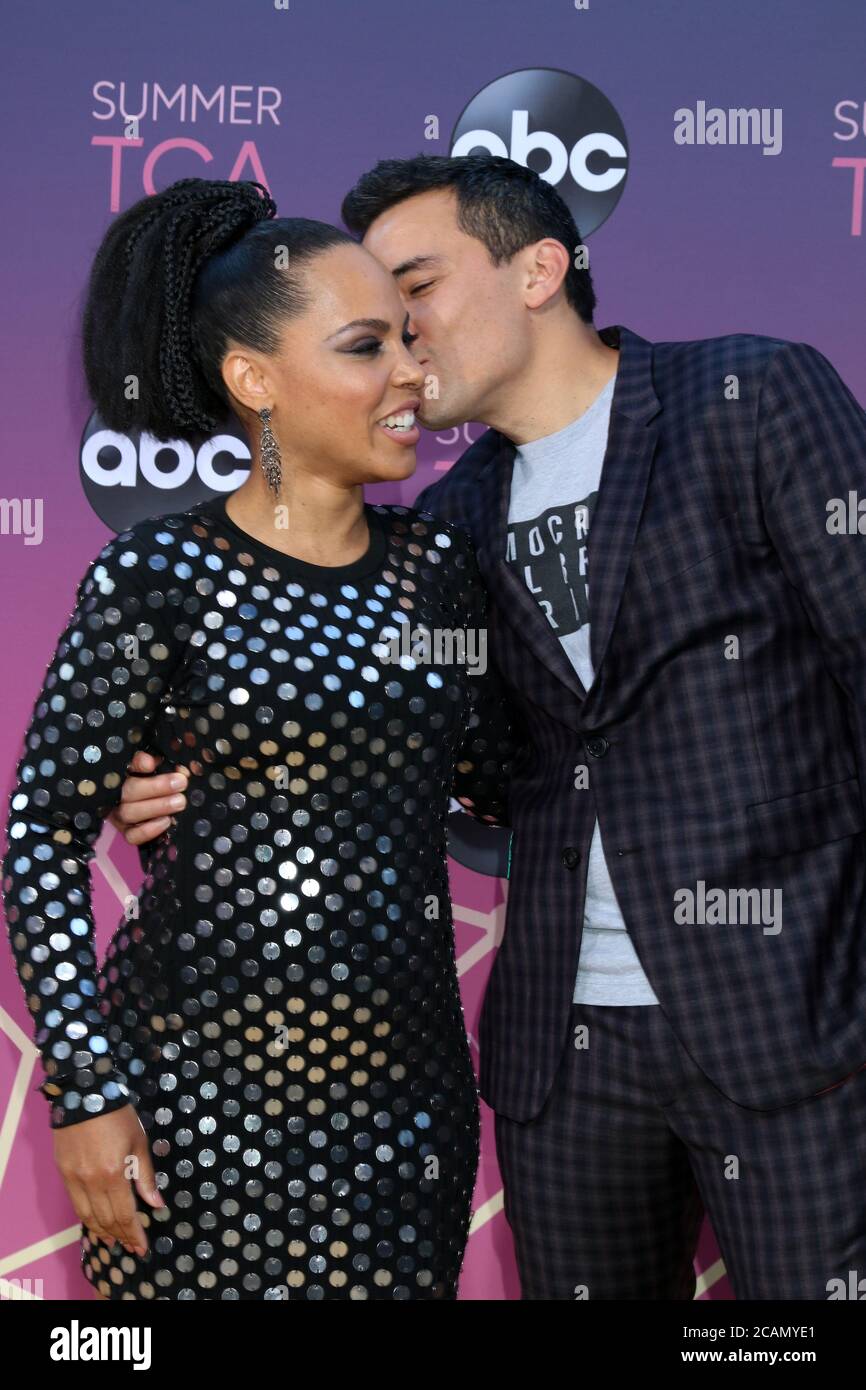 LOS ANGELES - AGOSTO 15: Amirah Vann, Conrad Ricamora al ABC Summer TCA All-Star Party alla SOHO House il 15 Agosto 2019 a West Hollywood, CA Foto Stock