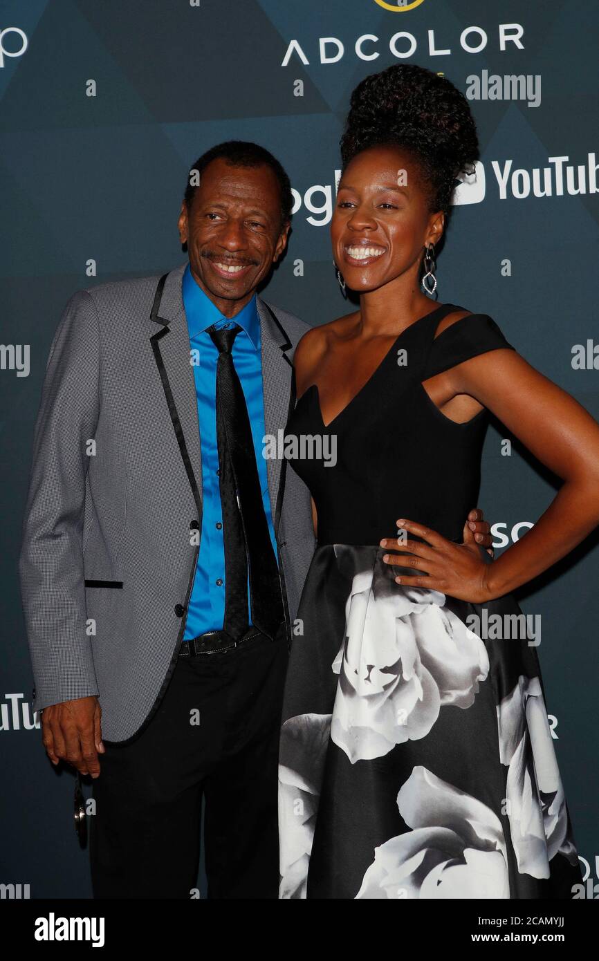 LOS ANGELES - 8 SETTEMBRE: CJ Jones, Storm Smith al 13° ADCOLOR Awards annuale al JW Marriott l'8 settembre 2019 a Los Angeles, California Foto Stock