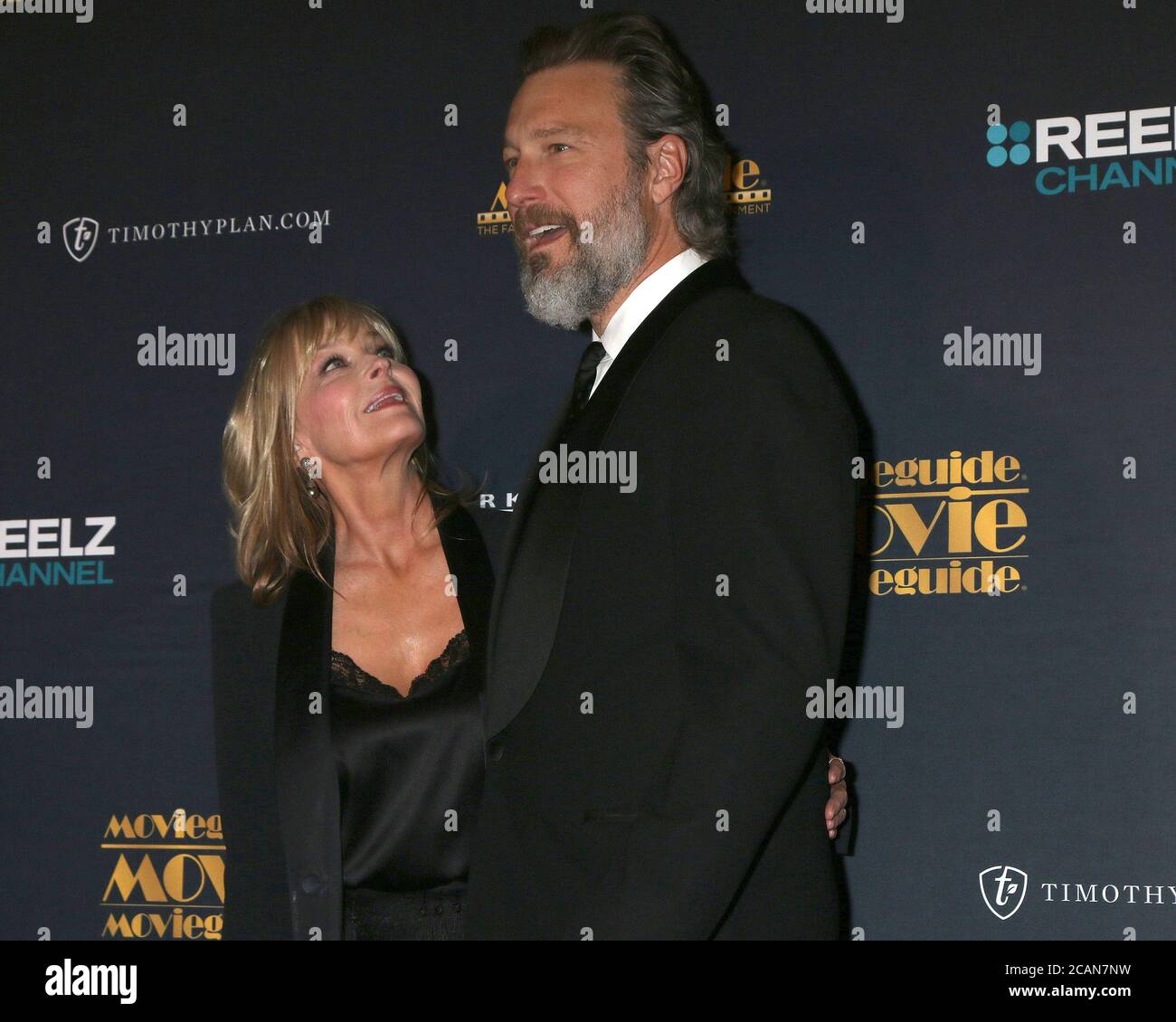 LOS ANGELES - 2 FEBBRAIO: Bo Derek, John Corbett al 26° Moviguide Awards all'Universal Hilton Hotel il 2 febbraio 2018 a Universal City, California Foto Stock