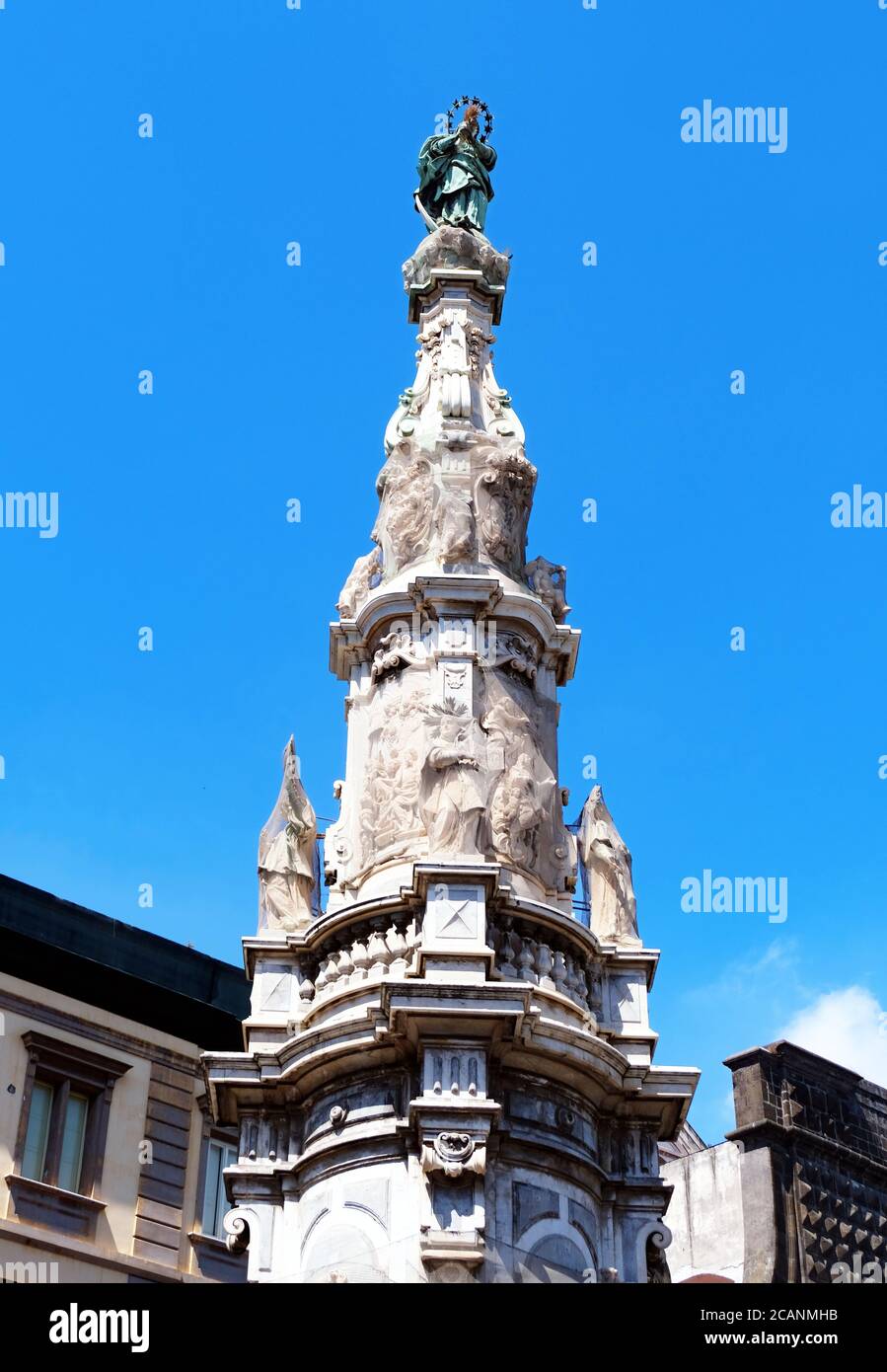 Statua di Napoli Foto stock Alamy