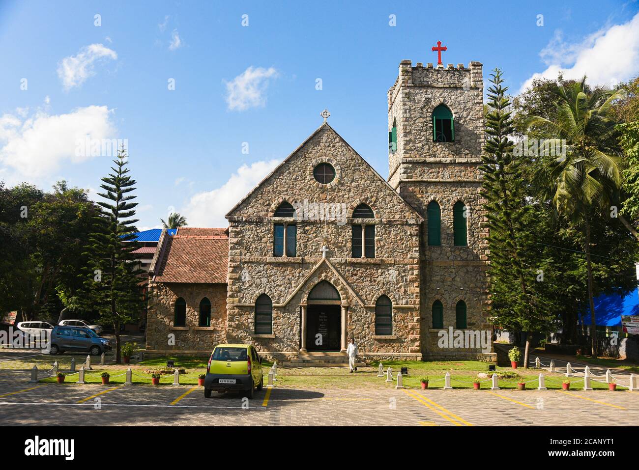 Kerala, India. 08 settembre 2019. Mateer Memorial Church, situato nel cuore della città di Trivandrum, vecchia chiesa CSI MM. Foto Stock