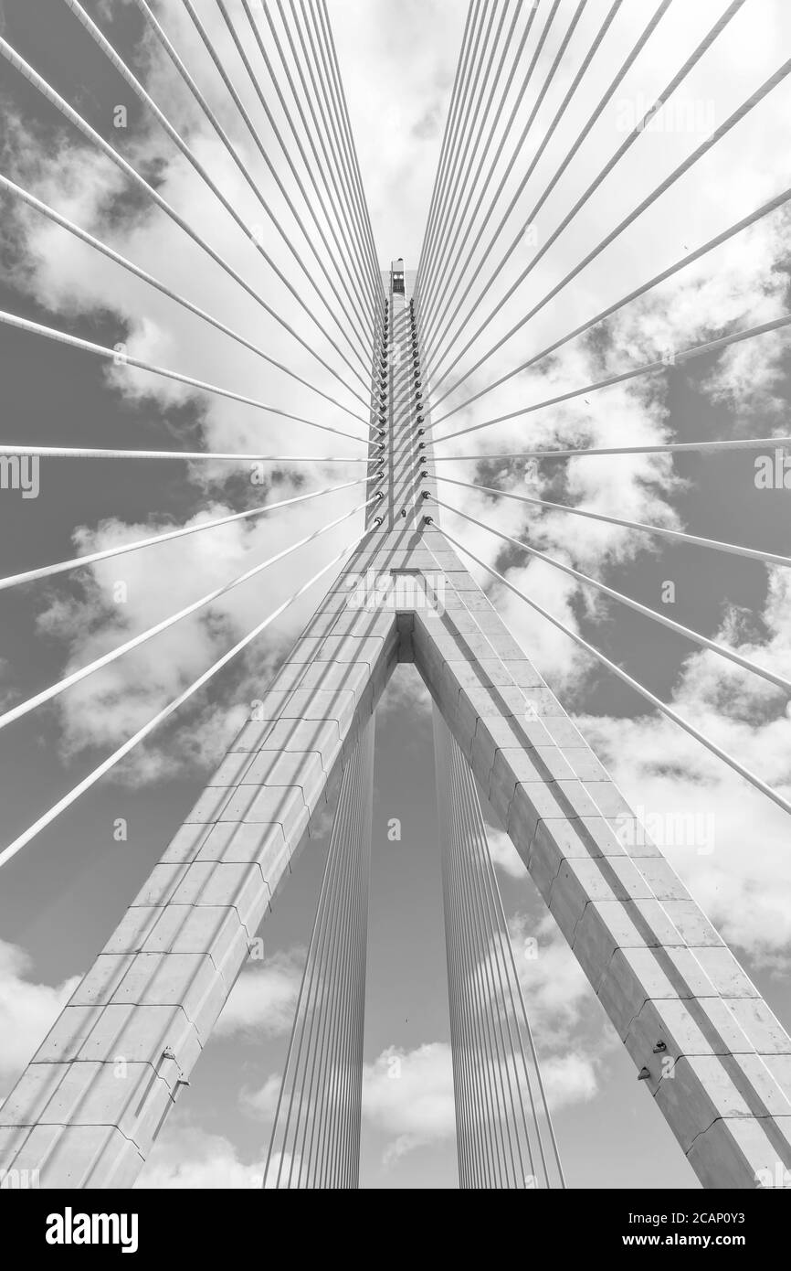 Ponte di Flintshire Foto Stock