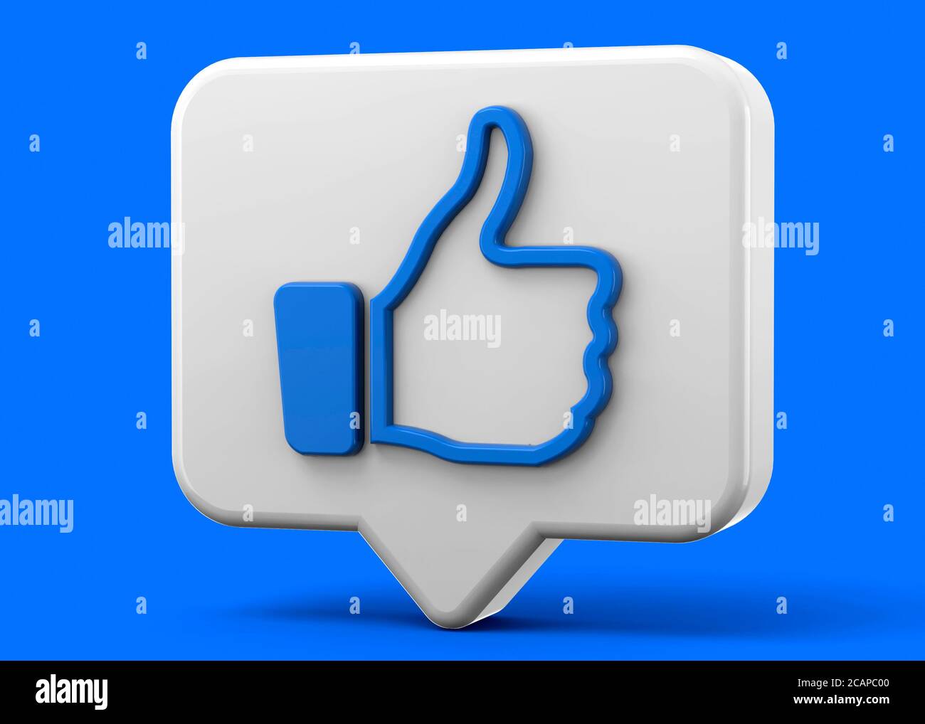 Mi piace - 3D Foto Stock