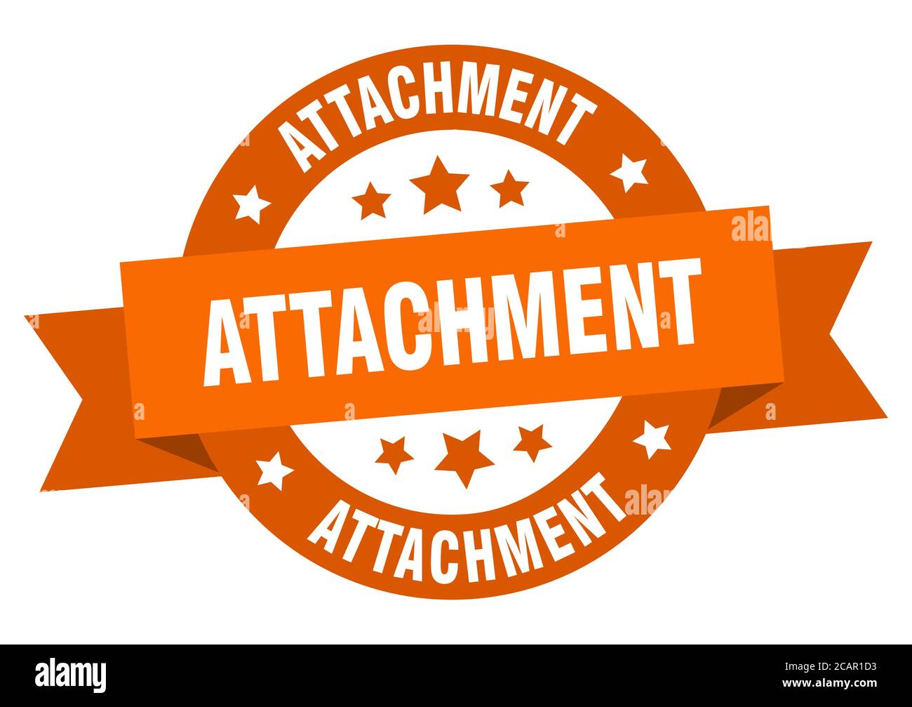 etichetta isolata nastro tondo di fissaggio. cartello di fissaggio Illustrazione Vettoriale