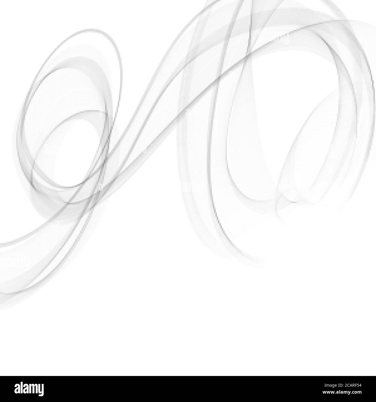 Linee ondulate grigie per brochure, sito Web, volantino. Onda di movimento Illustrazione Vettoriale