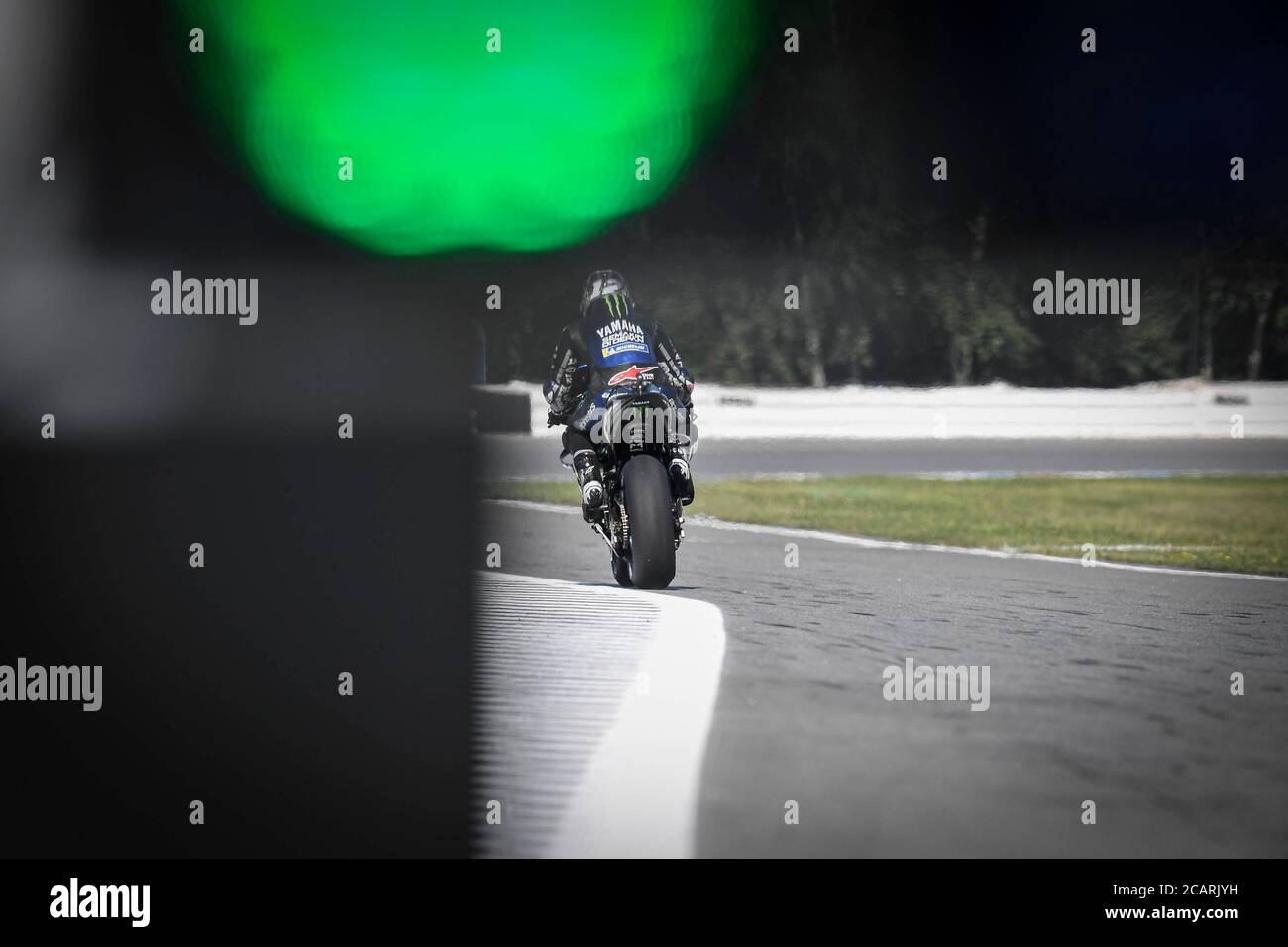 Brno, Repubblica Ceca. 09 agosto 2003. Qualificandosi per il Gran Premio della Repubblica Ceca al circuito di Brno. 8 agosto 2020 Causificacion para el Gran Premio de MotoGP de la Republica Checa en el circuito de Brno. 8 de Agosto, 2020 MotoGP.com/Cordon Rassegna stampa: CORDON PRESS/Alamy Live News Foto Stock