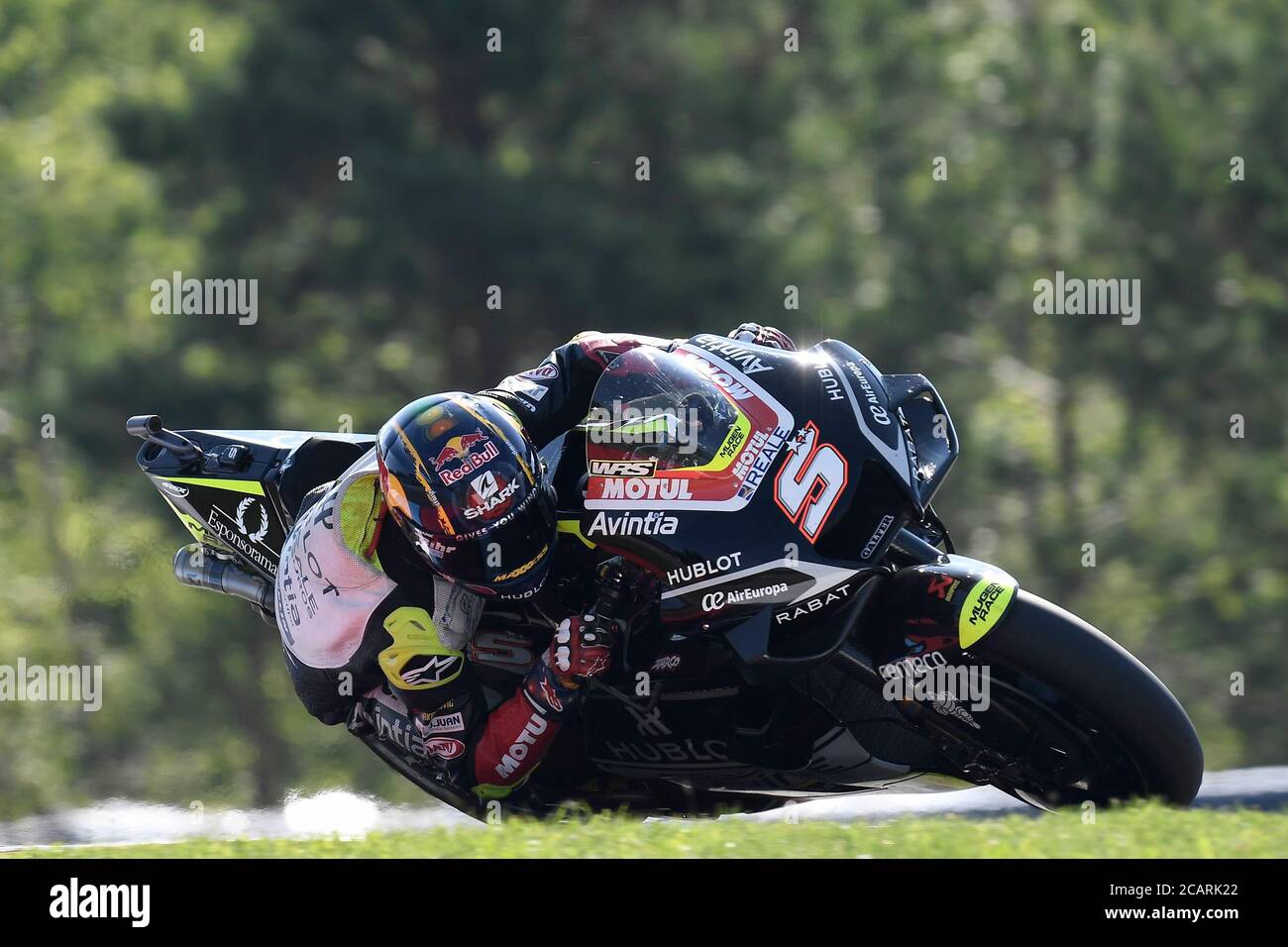 Brno, Repubblica Ceca. 8 agosto 2020. Qualificandosi per il Gran Premio della Repubblica Ceca al circuito di Brno. 8 agosto 2020 Causificacion para el Gran Premio de MotoGP de la Republica Checa en el circuito de Brno. 8 de Agosto, 2020 Johann Zarco MotoGP.com/Cordon Rassegna stampa: CORDON PRESS/Alamy Live News Foto Stock