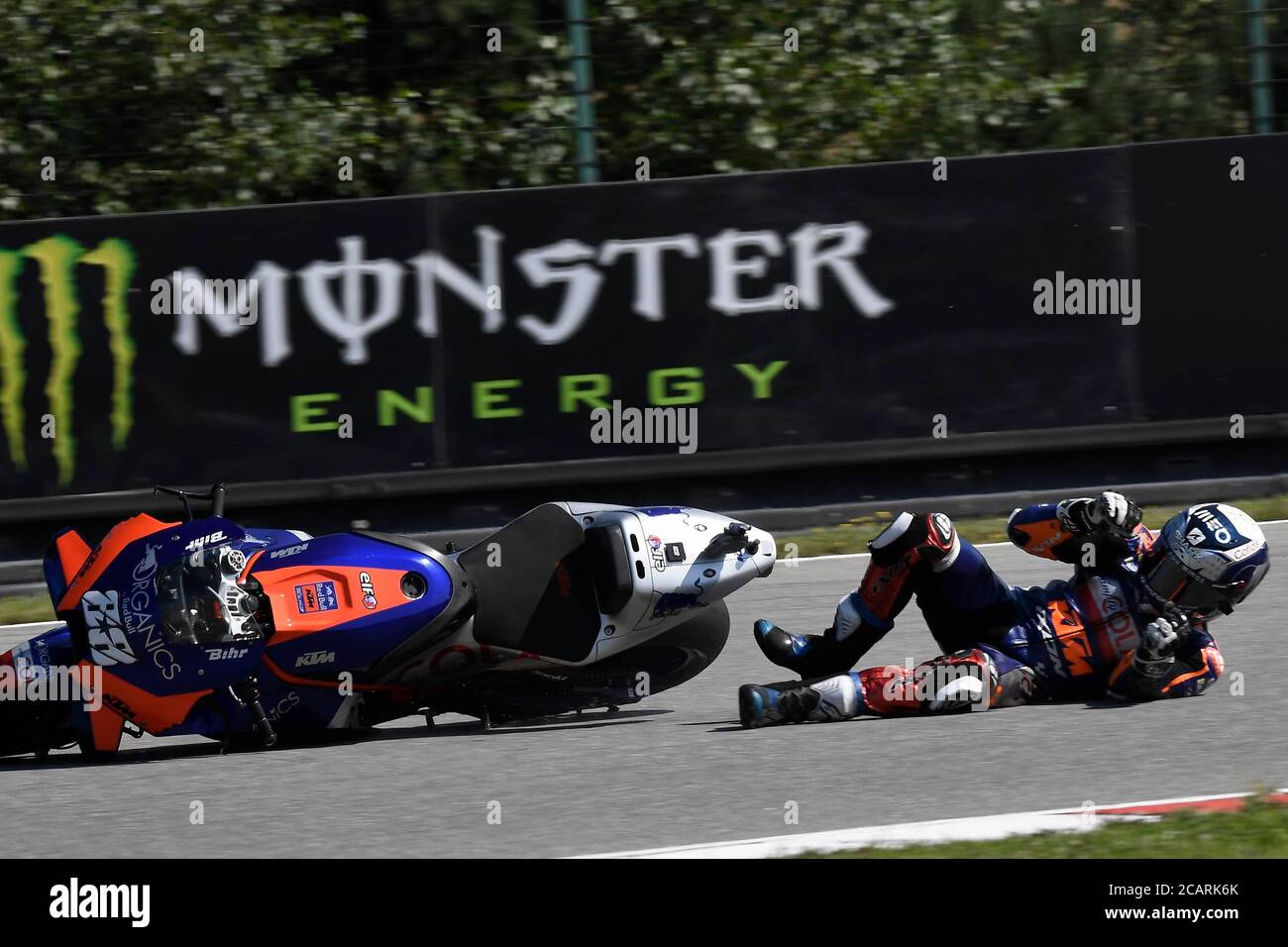 Brno, Repubblica Ceca. 8 agosto 2020. Qualificandosi per il Gran Premio della Repubblica Ceca al circuito di Brno. 8 agosto 2020 Causificacion para el Gran Premio de MotoGP de la Republica Checa en el circuito de Brno. 8 de Agosto, 2020 Miguel Oliveira MotoGP.com/Cordon Rassegna stampa: CORDON PRESS/Alamy Live News Foto Stock