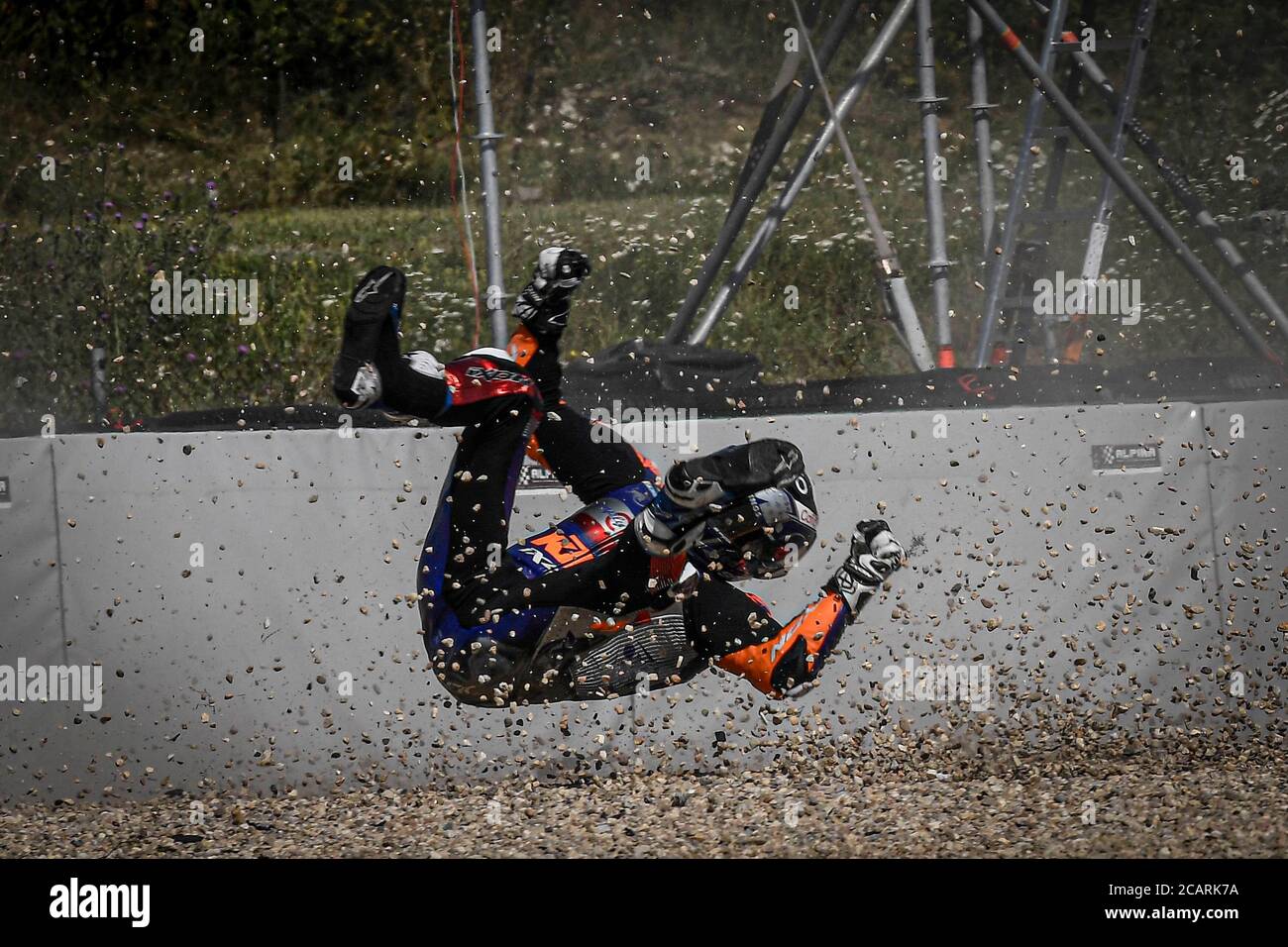 Brno, Repubblica Ceca. 8 agosto 2020. Qualificandosi per il Gran Premio della Repubblica Ceca al circuito di Brno. 8 agosto 2020 Causificacion para el Gran Premio de MotoGP de la Republica Checa en el circuito de Brno. 8 de Agosto, 2020 Miguel Oliveira MotoGP.com/Cordon Rassegna stampa: CORDON PRESS/Alamy Live News Foto Stock