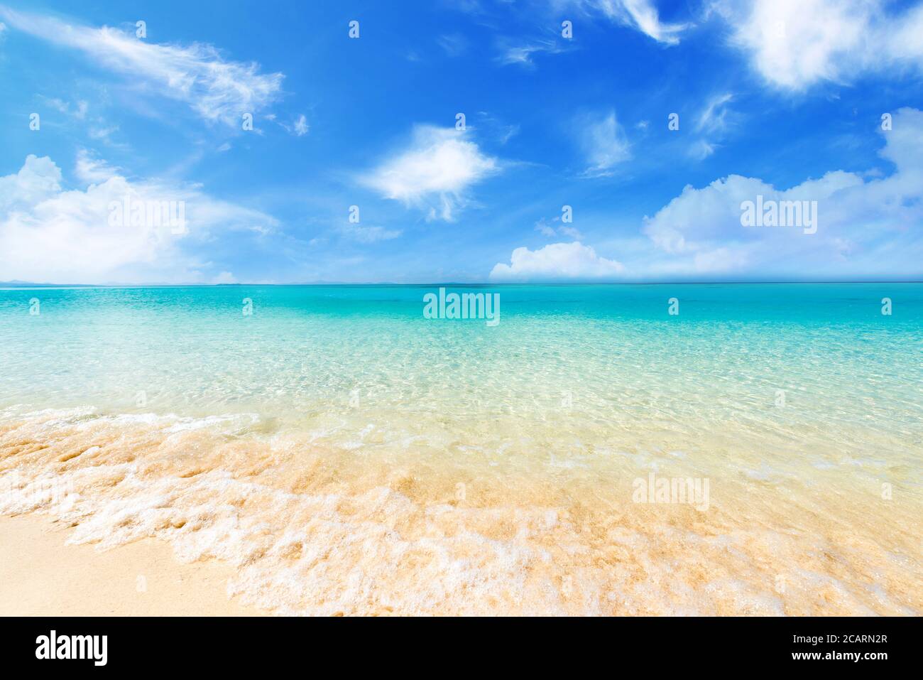 Okinawa Beach Giappone Foto Stock