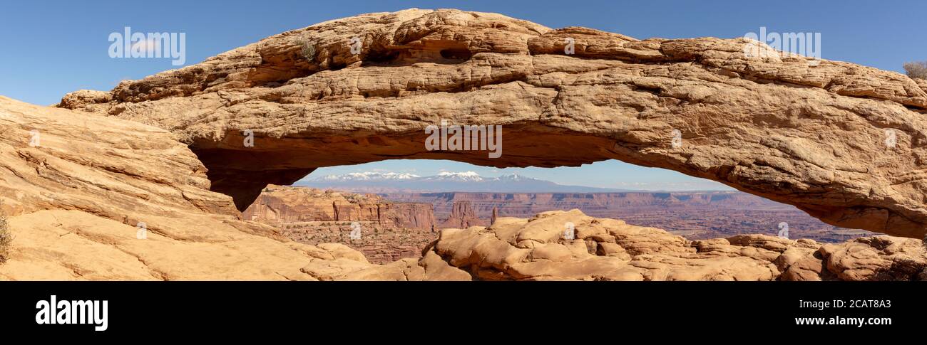 Mesa Arch Foto Stock