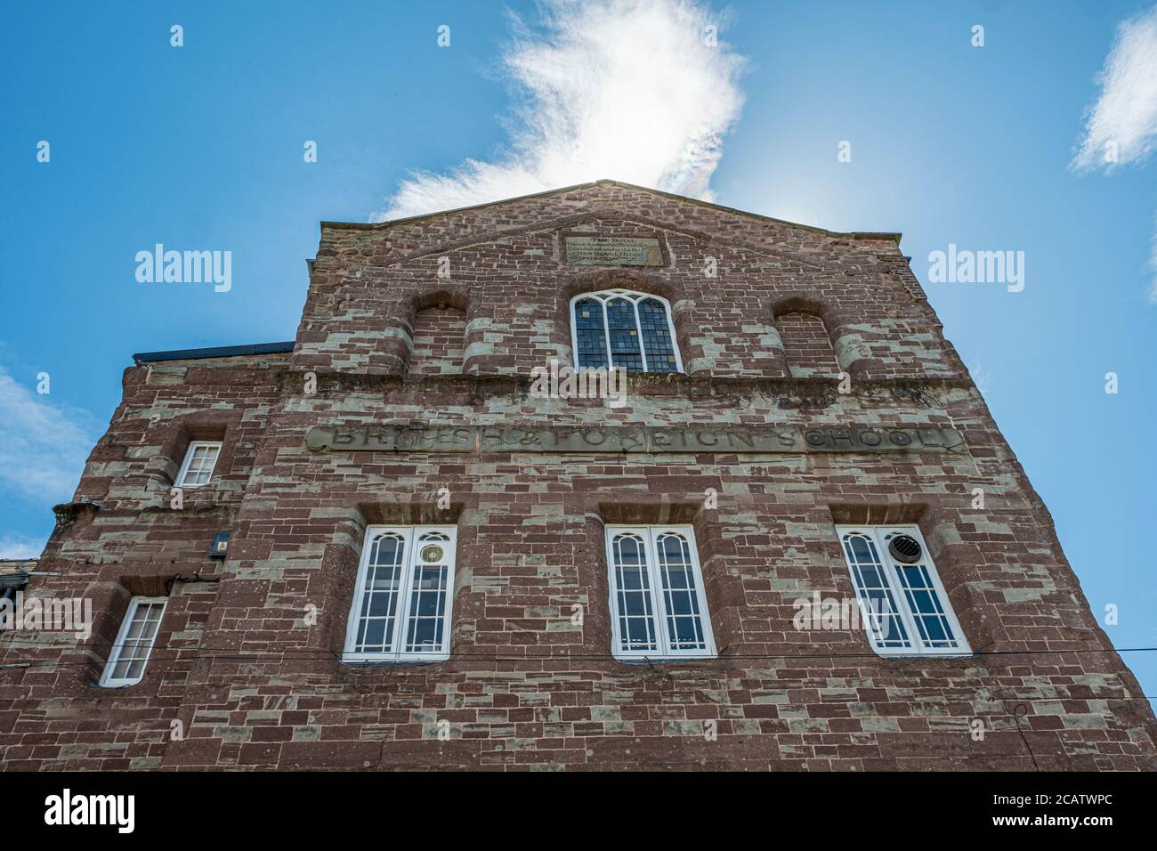 La scuola inglese e straniera a Ross su Wye. Foto Stock