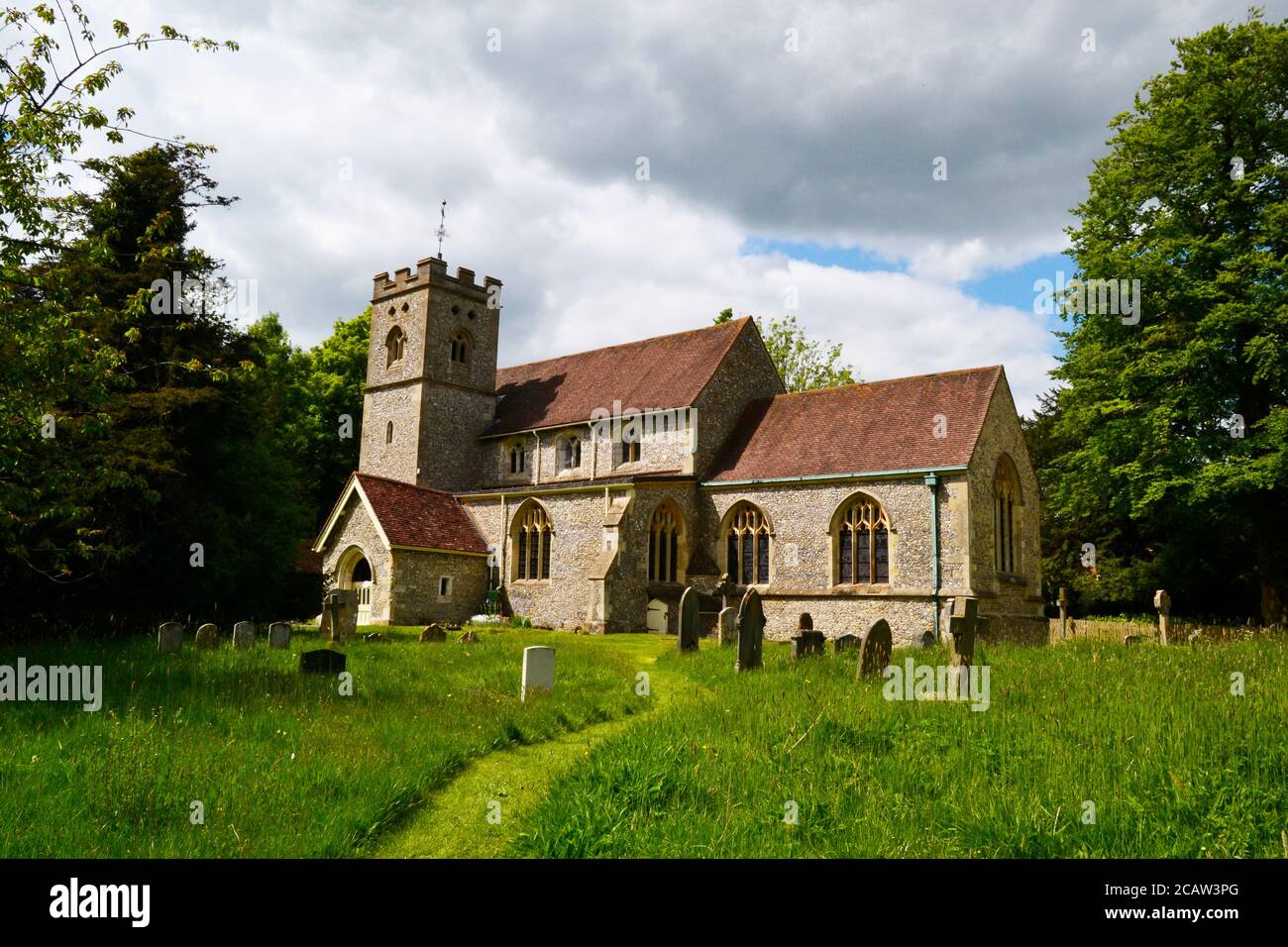 St Mary Magdalene Church, Great Hampden, Buckinghamshire, Regno Unito Foto Stock