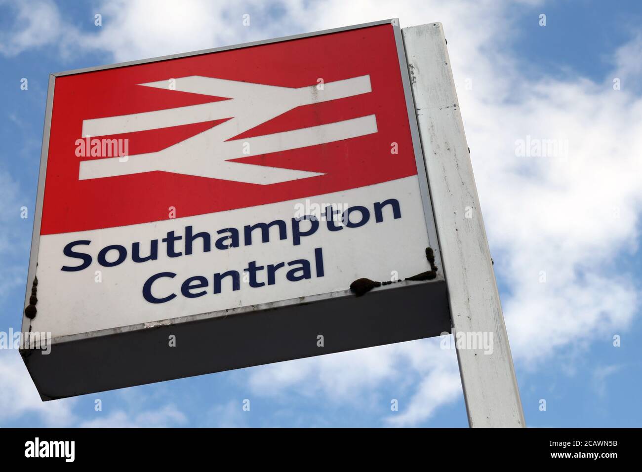 Southampton Central Railway Station, Cty of Southampton, England, UK, agosto 2020 Foto Stock