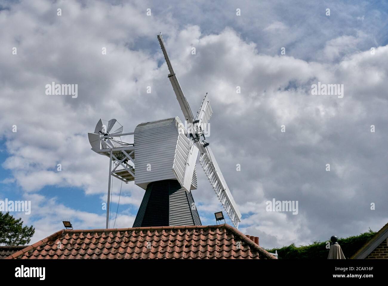 mulino a vento di wimbledon Foto Stock