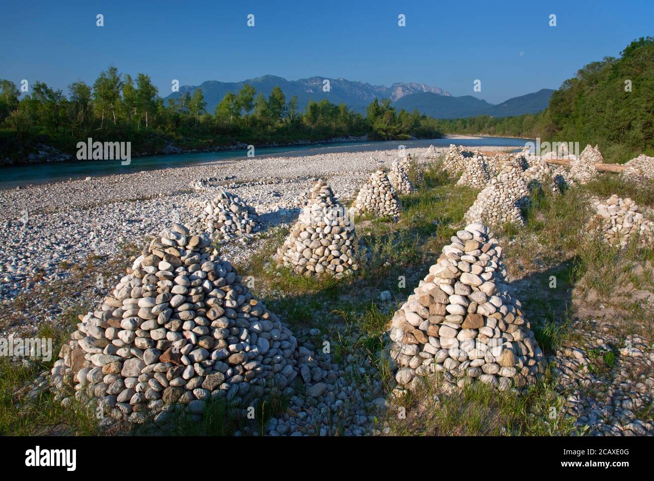 Geografia / viaggio, Germania, Baviera, Bad Toelz, Stoamandl a dell'Isar tra Lenggries e Bad to, Additional-Rights-Clearance-Info-Not-Available Foto Stock