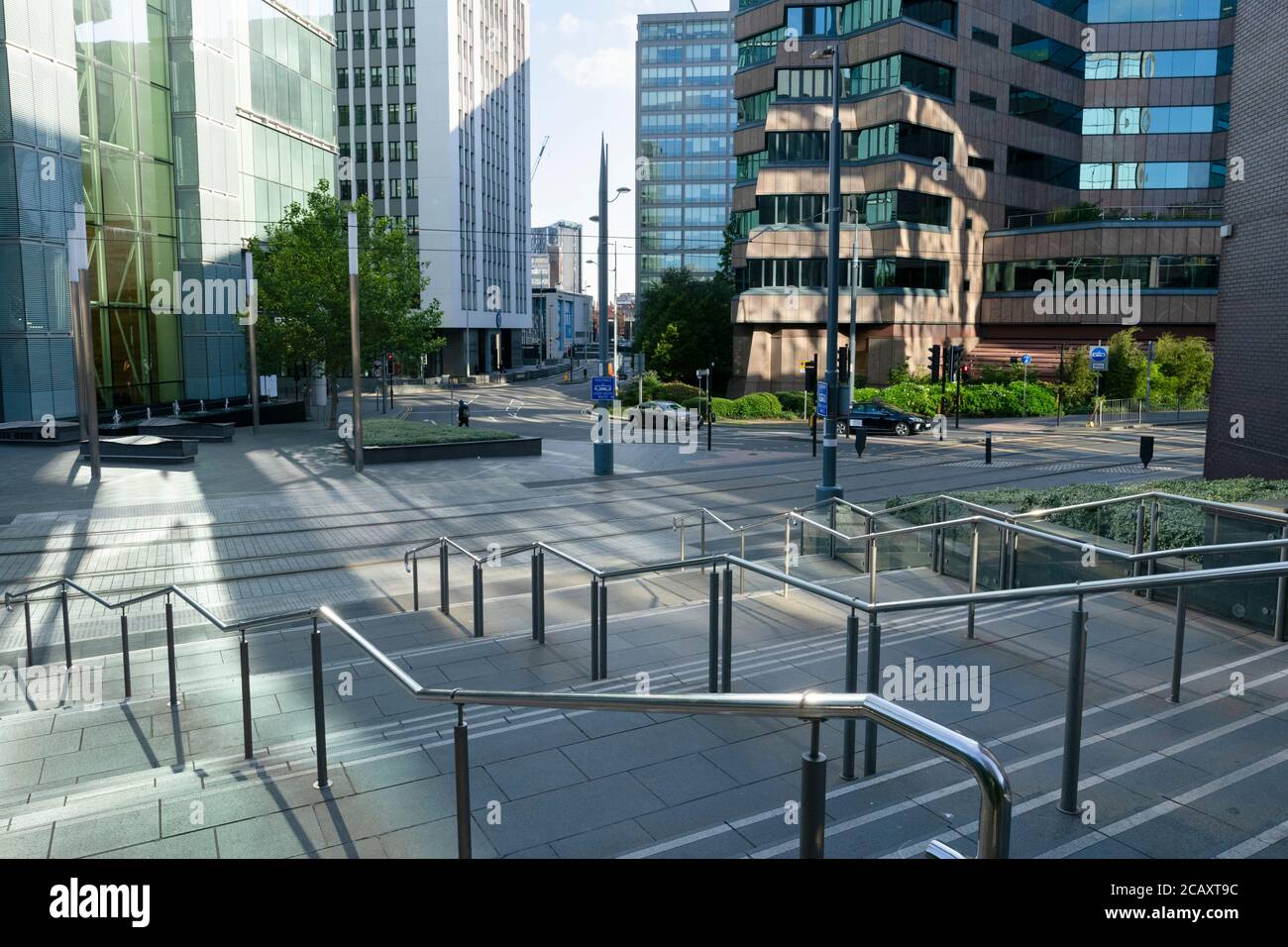 Colmore Circus a Birmingham, Regno Unito Foto Stock