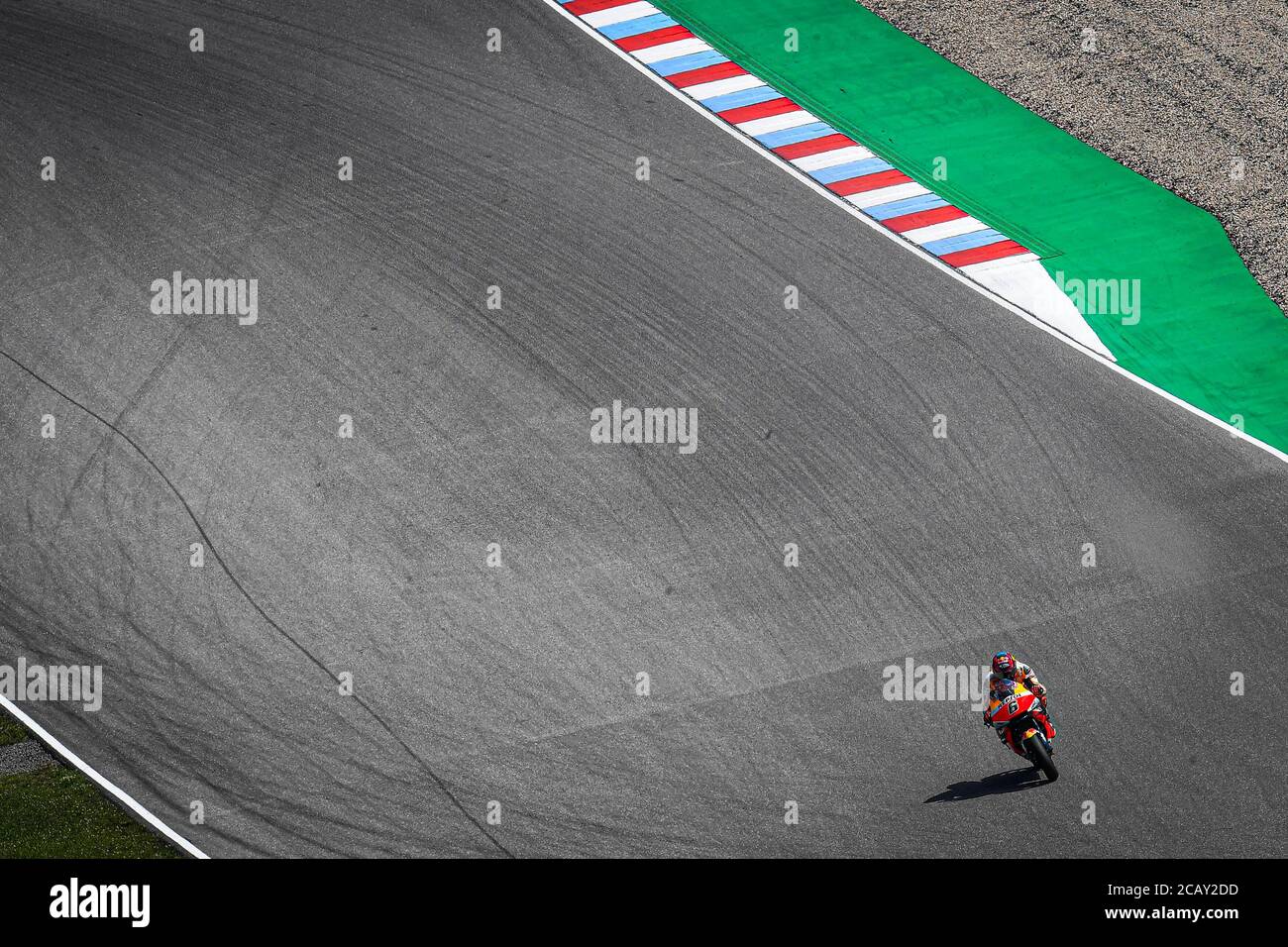 Brno, Repubblica Ceca. 09 agosto 2020. Gara del Gran Premio del MotoGP della Repubblica Ceca sul circuito di Brno. 9 agosto 2020 Carreras en el Gran Premio de MotoGP de la Republica Checa en el circuito de Brno. 9 de Agosto, 2020 Stefan Bradl MotoGP.com/Cordon Rassegna stampa: CORDON PRESS/Alamy Live News Foto Stock