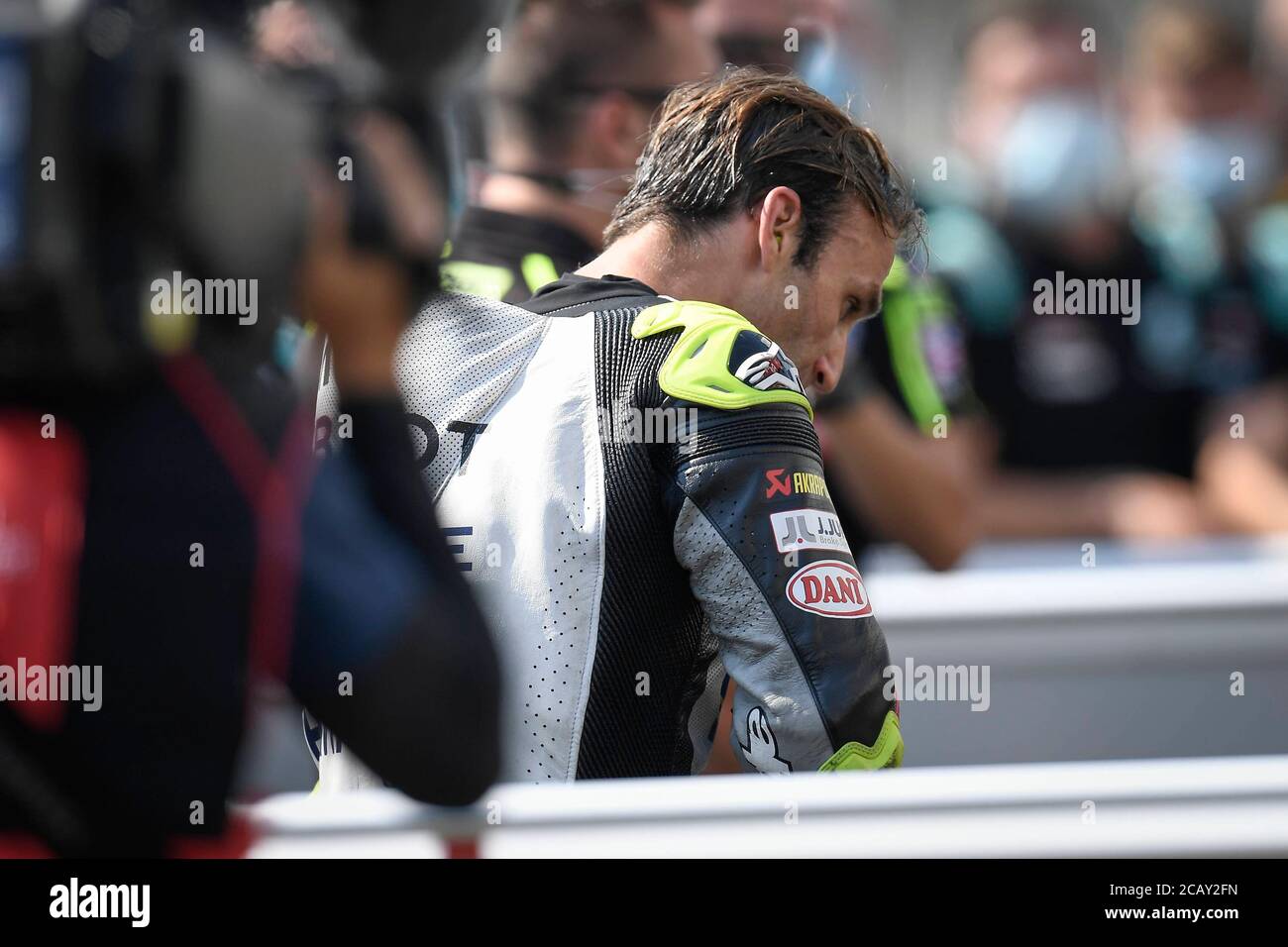 Brno, Repubblica Ceca. 10 agosto 2003. Gara del Gran Premio del MotoGP della Repubblica Ceca sul circuito di Brno. 9 agosto 2020 Carreras en el Gran Premio de MotoGP de la Republica Checa en el circuito de Brno. 9 de Agosto, 2020 Zarco MotoGP.com/Cordon Rassegna stampa: CORDON PRESS/Alamy Live News Foto Stock