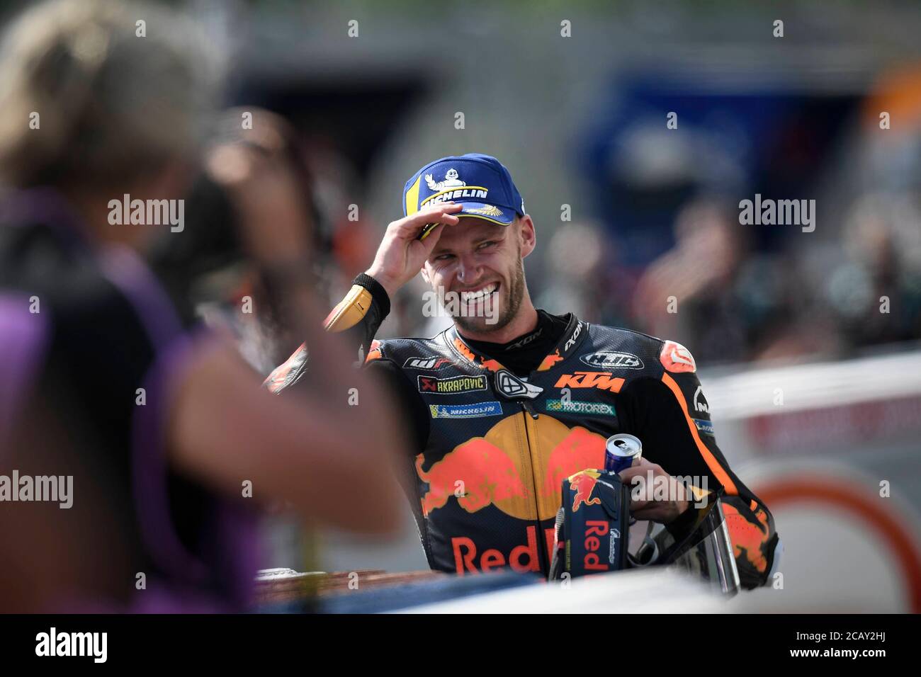 Brno, Repubblica Ceca. 10 agosto 2003. Gara del Gran Premio del MotoGP della Repubblica Ceca sul circuito di Brno. 9 agosto 2020 Carreras en el Gran Premio de MotoGP de la Republica Checa en el circuito de Brno. 9 de Agosto, 2020 Binder MotoGP.com/Cordon Rassegna stampa: CORDON PRESS/Alamy Live News Foto Stock