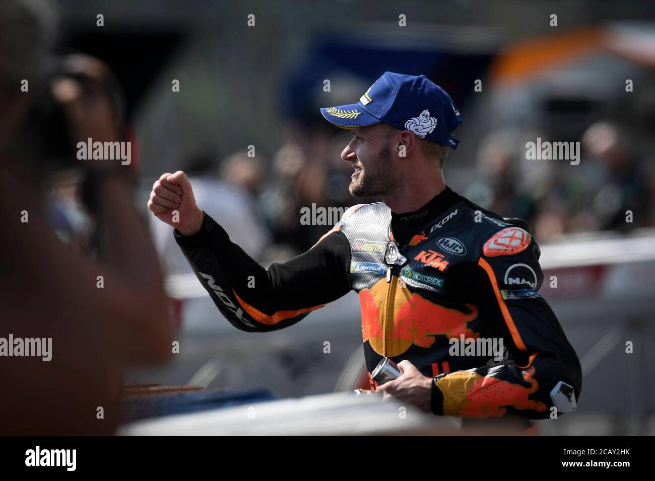 Brno, Repubblica Ceca. 10 agosto 2003. Gara del Gran Premio del MotoGP della Repubblica Ceca sul circuito di Brno. 9 agosto 2020 Carreras en el Gran Premio de MotoGP de la Republica Checa en el circuito de Brno. 9 de Agosto, 2020 Binder MotoGP.com/Cordon Rassegna stampa: CORDON PRESS/Alamy Live News Foto Stock