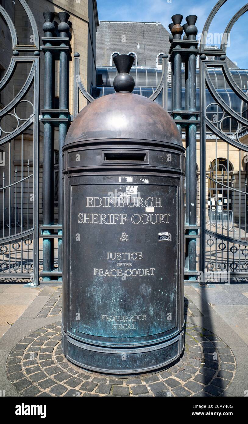 Corte sceriffo di Edimburgo e Corte di Giustizia della Pace. Foto Stock