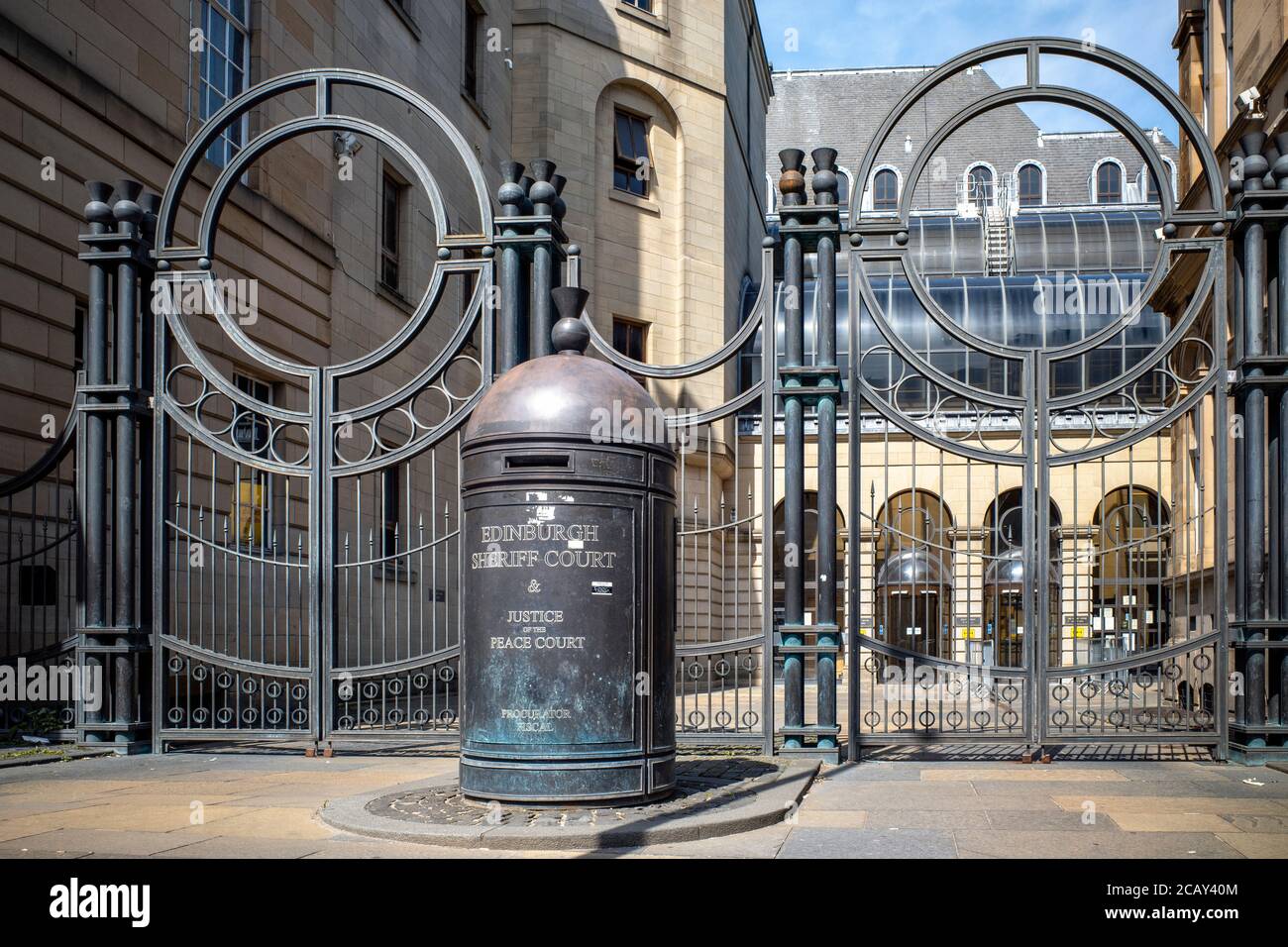 Corte sceriffo di Edimburgo e Corte di Giustizia della Pace. Foto Stock
