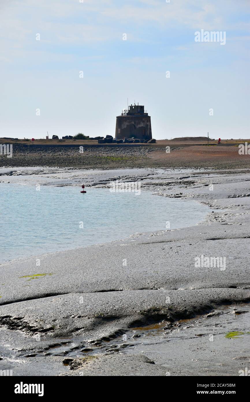 Martello Tower No. 66 a Eastbourne, Sussex, Inghilterra, Regno Unito. Foto Stock