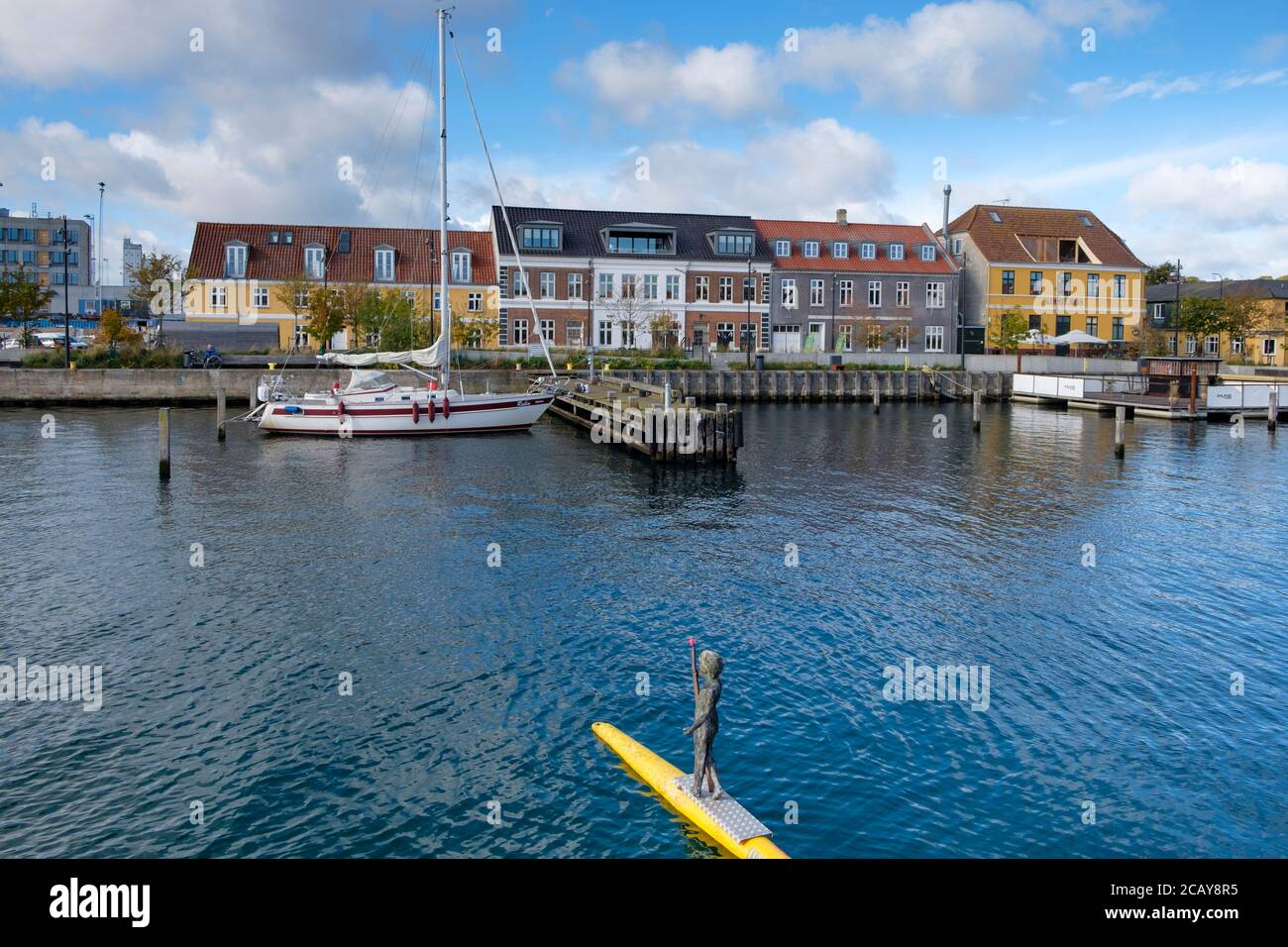 Porto e architettura storica, Fredericia, Danimarca Foto Stock
