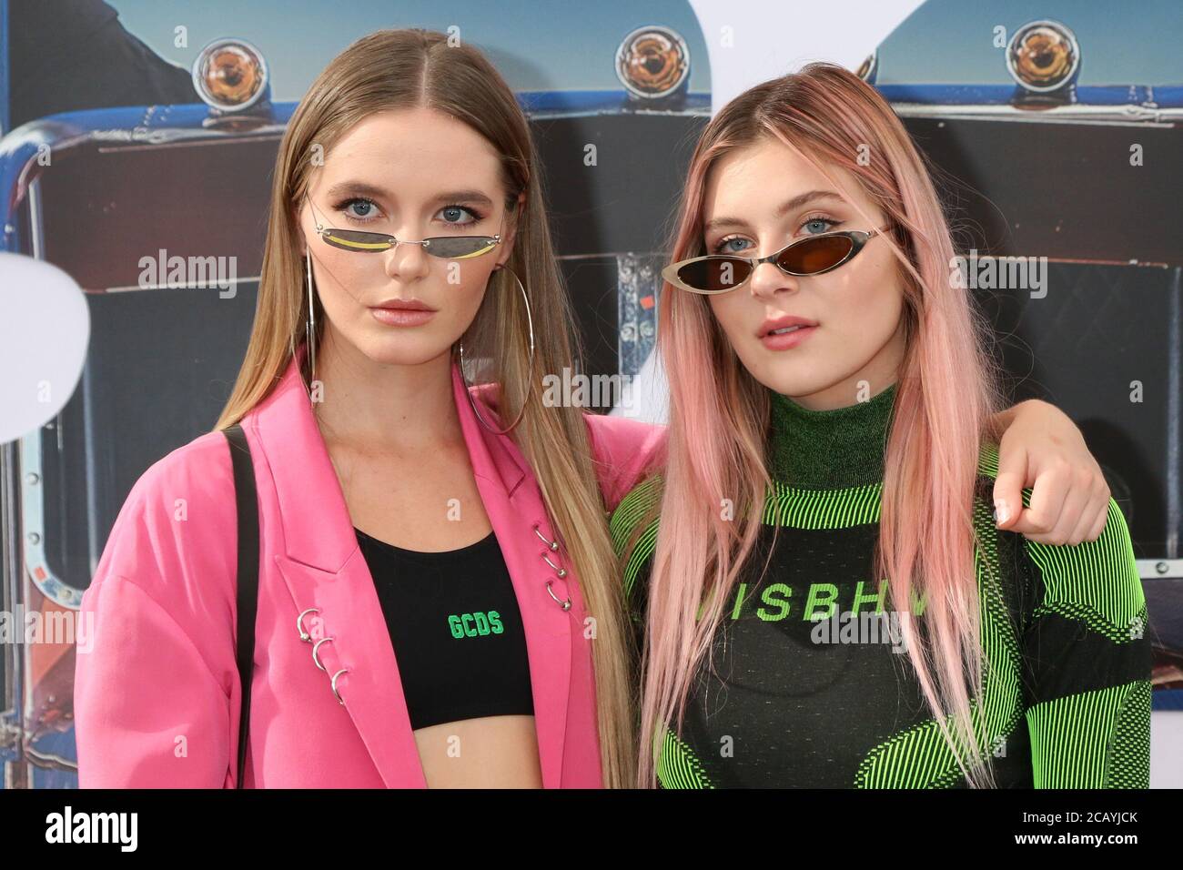 LOS ANGELES - LUGLIO 13: Ruby Carr, Natalia Panzarella, Bahari al 'Fast & Furious Presents: Hobbs & Shaw' Premiere al Dolby Theatre il 13 Luglio 2019 a Los Angeles, CA Foto Stock