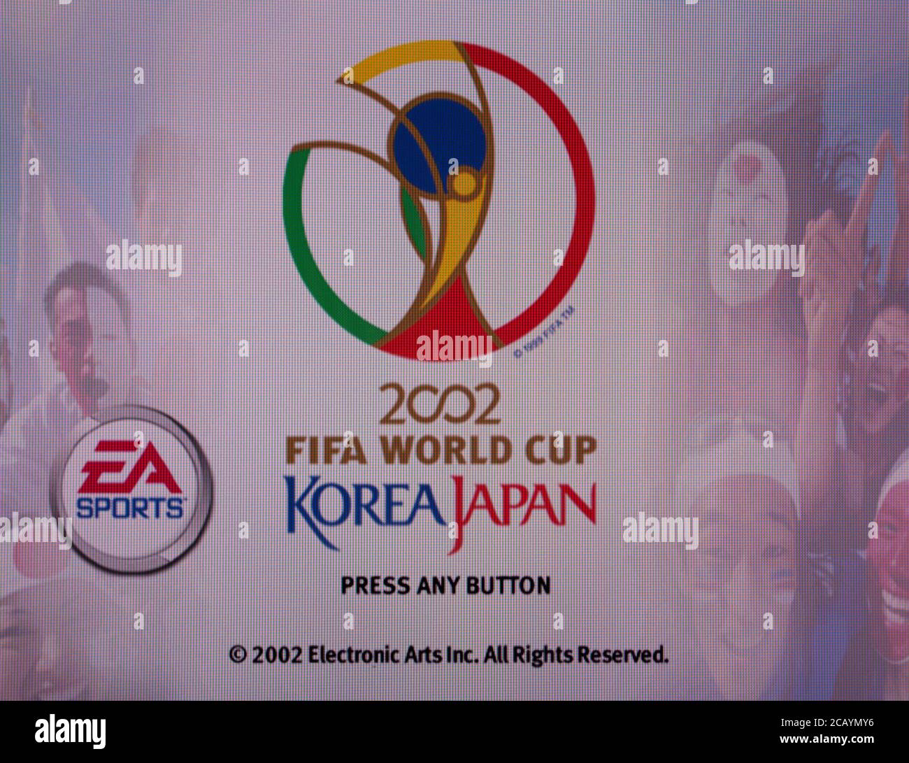2002 Coppa del mondo FIFA Corea Giappone - Nintendo Gamecube Videogioco - solo per uso editoriale Foto Stock